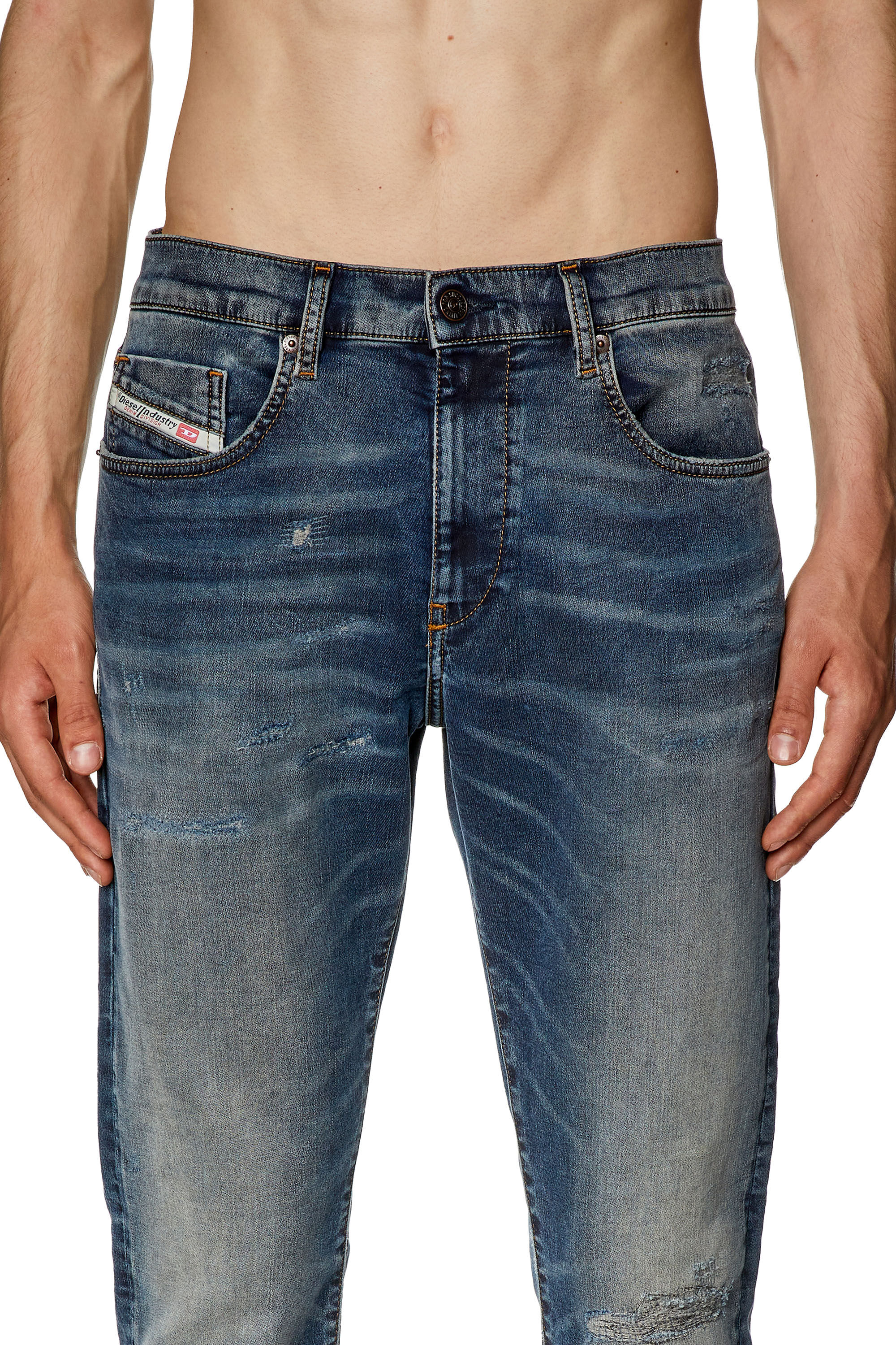 Diesel - Male's Slim 2060 D-Strukt Joggjeans® E9H98, Dark Blue - 5