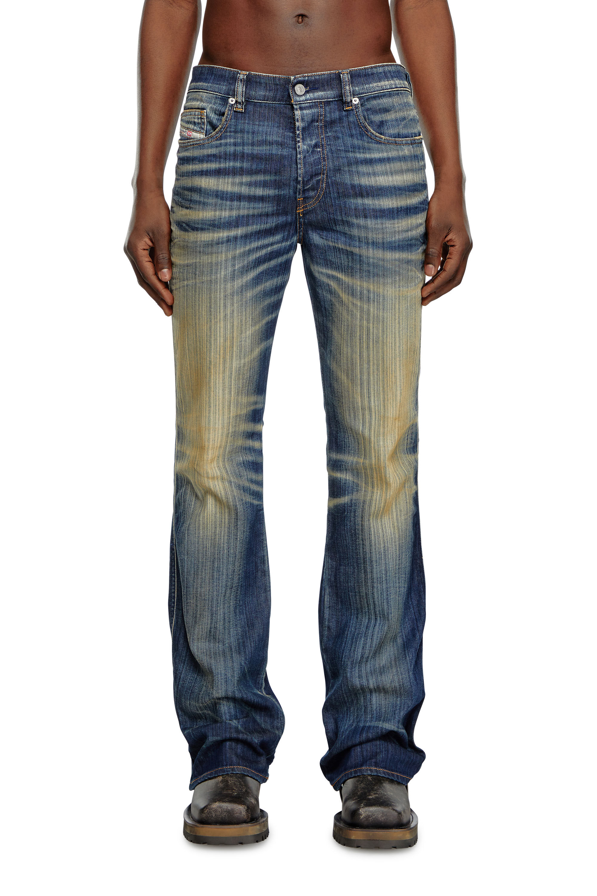 Diesel - Male's Bootcut Jeans 1998 D-Buck 09J46, Dark Blue - 3