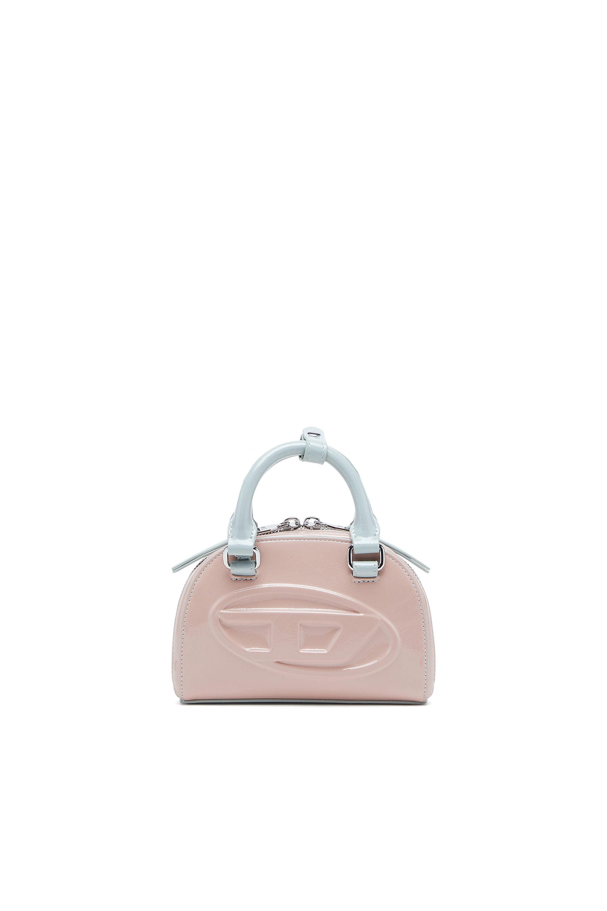 Diesel - 1DR DOME CROSSBODY XS, Woman's 1DR Dome-Mini crossbody bag with naplak effect in Pink - 1