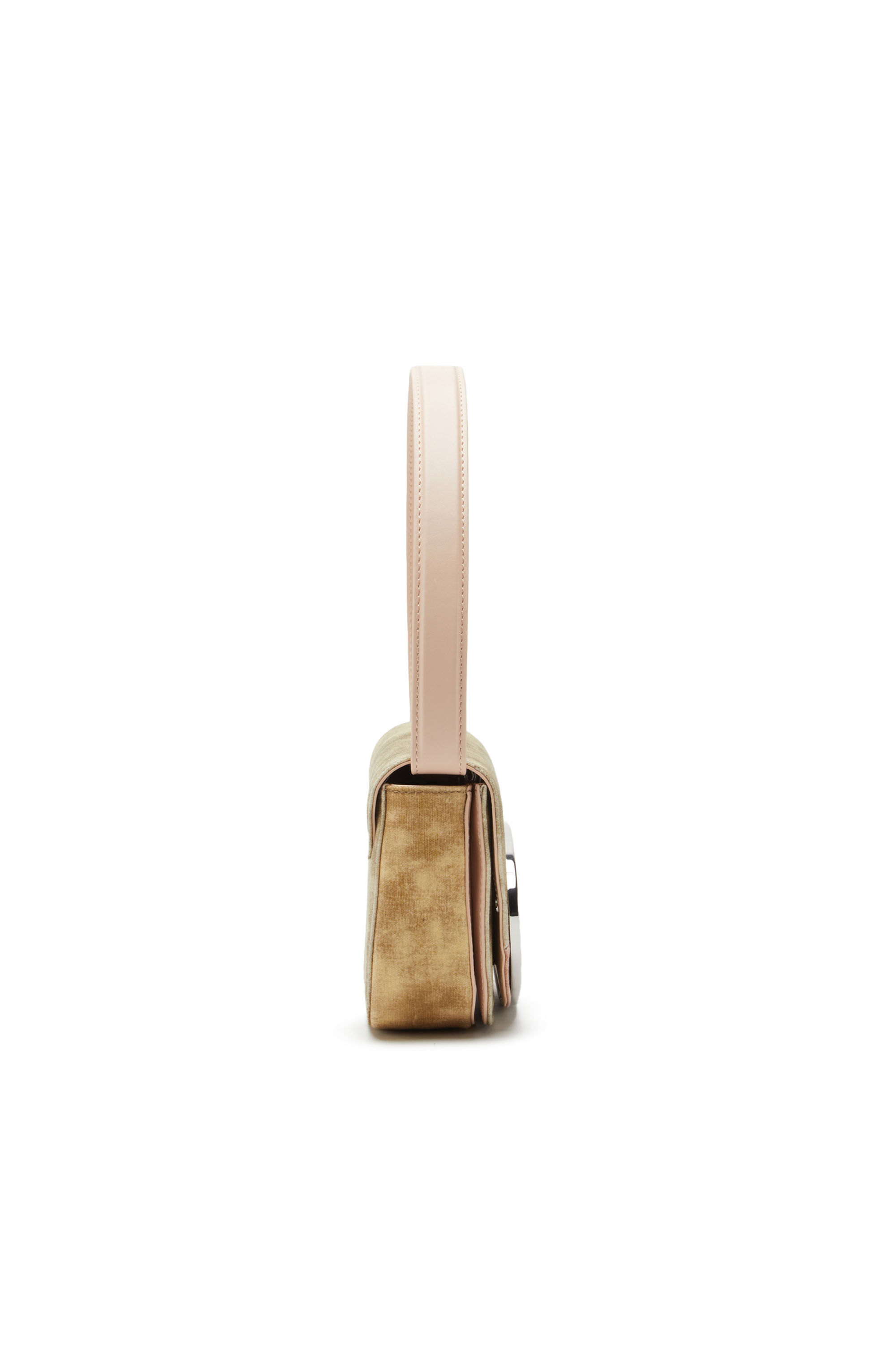 Diesel - 1DR, Female's 1DR - Iconic shoulder bag in waxed canvas in Yellow - 4