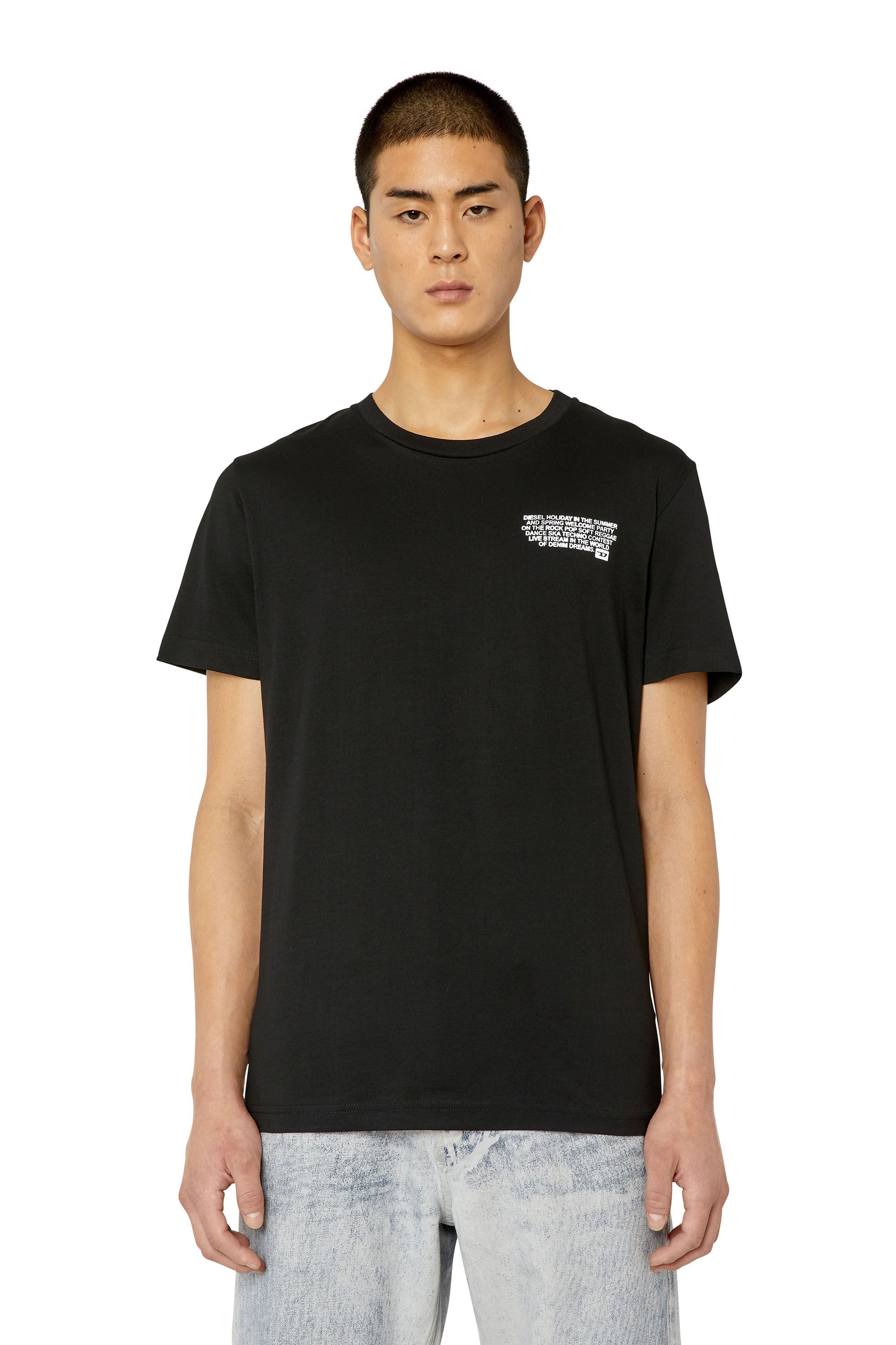T-DIEGOR-K57 Man: T-shirt with Diesel Holiday logo print | Diesel
