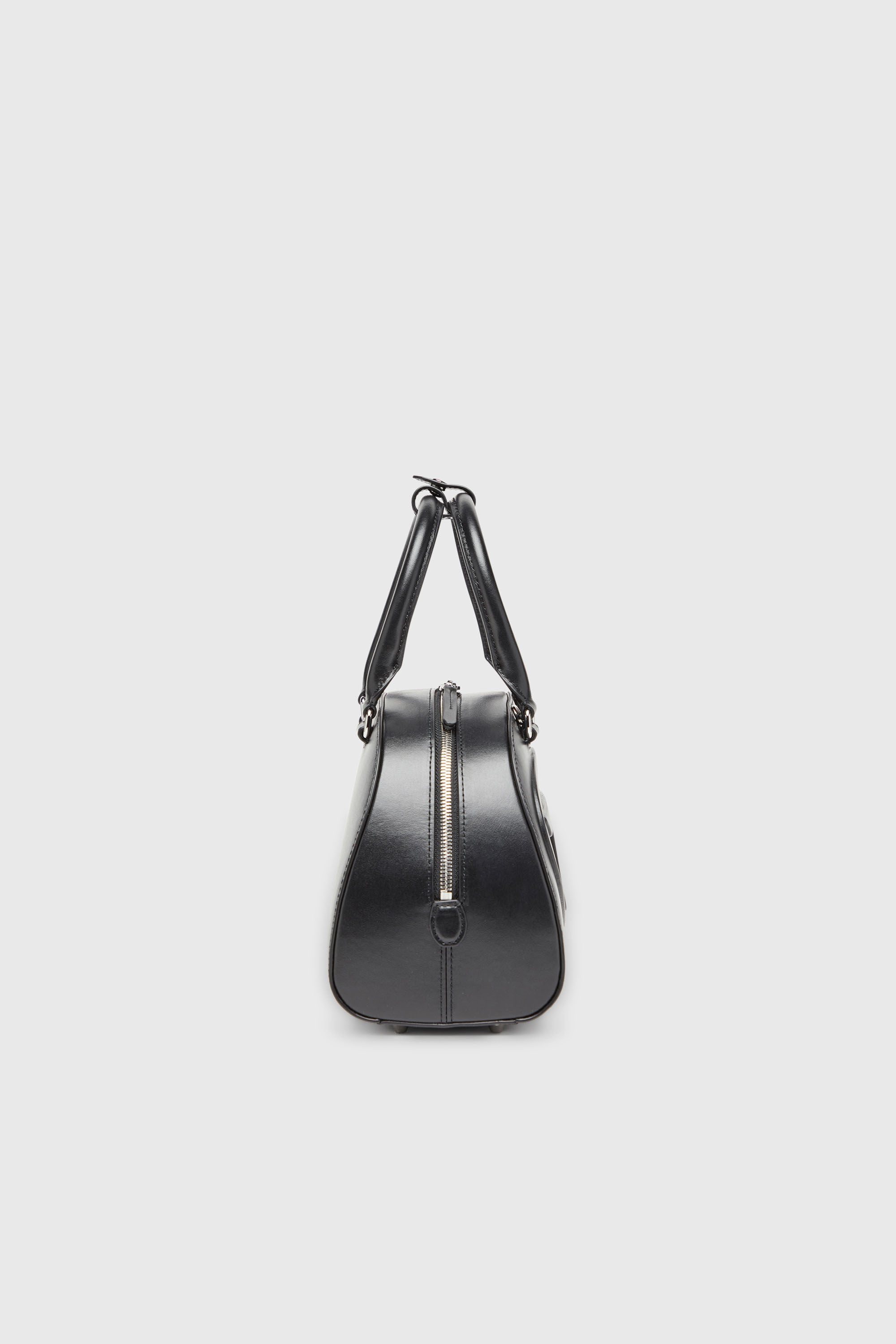 Diesel - 1DR DOME TOP HANDLE, 1DR Dome-Bolso bowling de cuero Mujer in Negro - 5