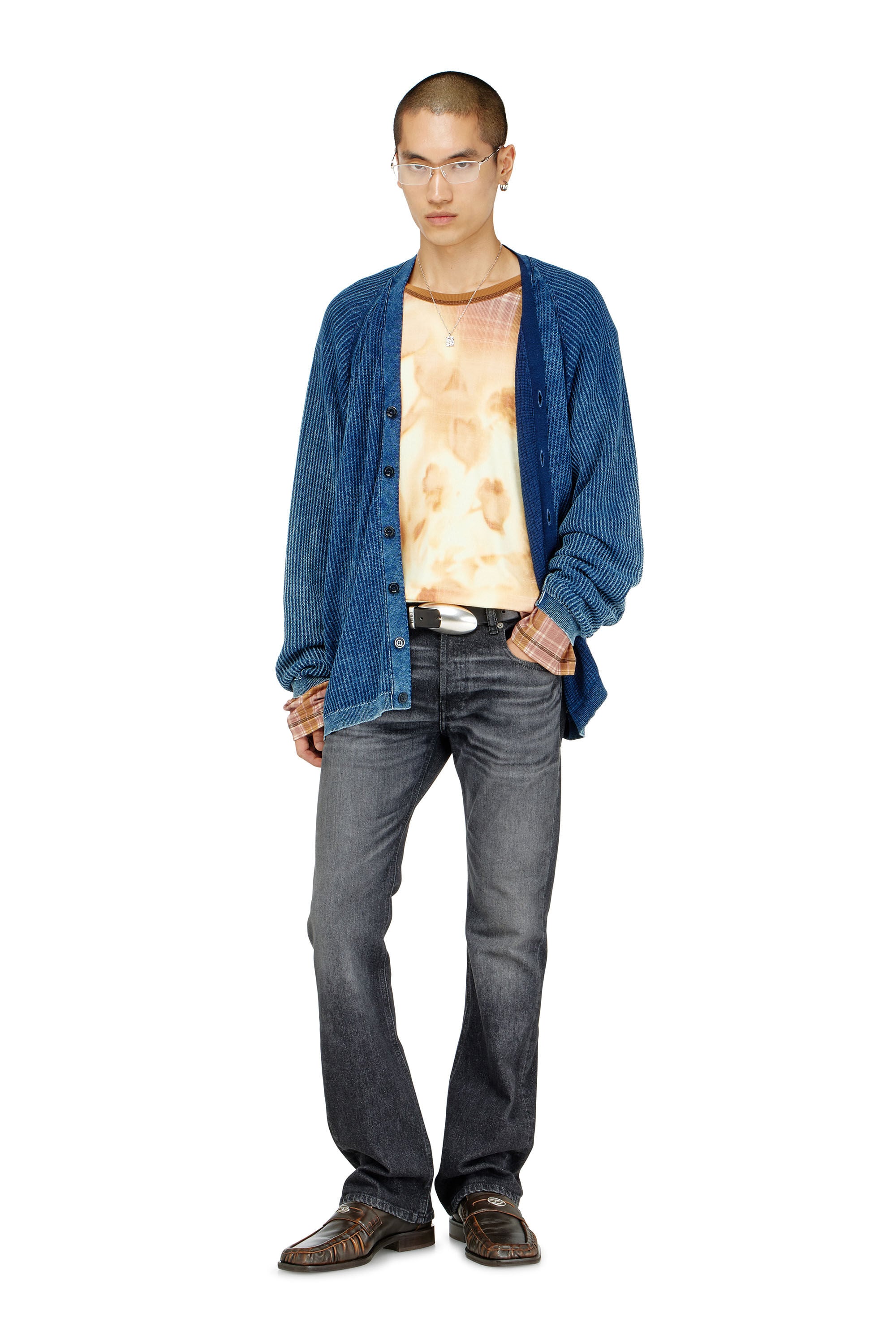 Men's Bootcut Jeans | Low Waist 2007 ZatinyBlack/Dark grey | Diesel US