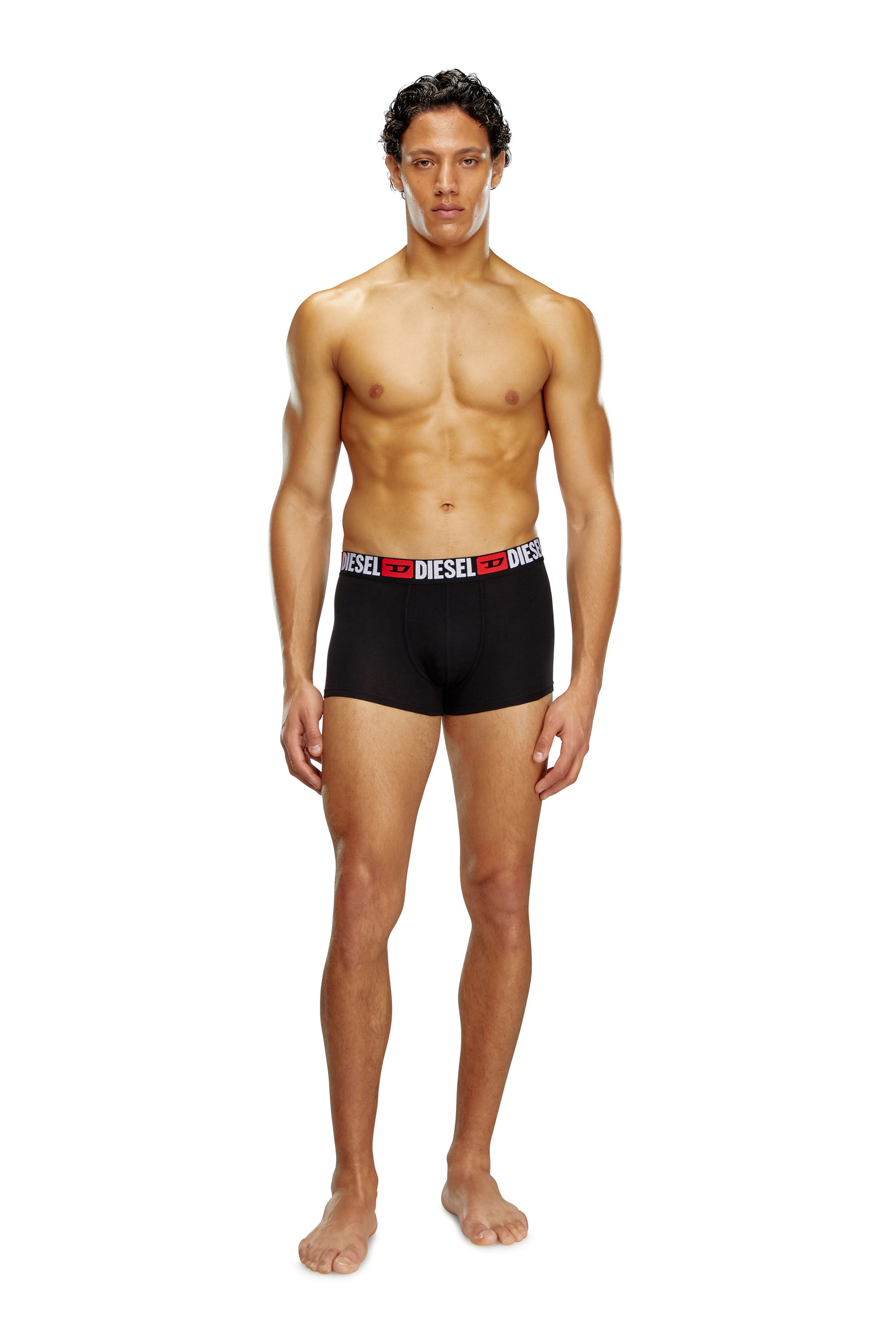 洗練されたデザイン　DIESEL　UMBX-DAMIEN BOXERS 2点 Men: Three-pack of all-over logo waist boxers | Diesel