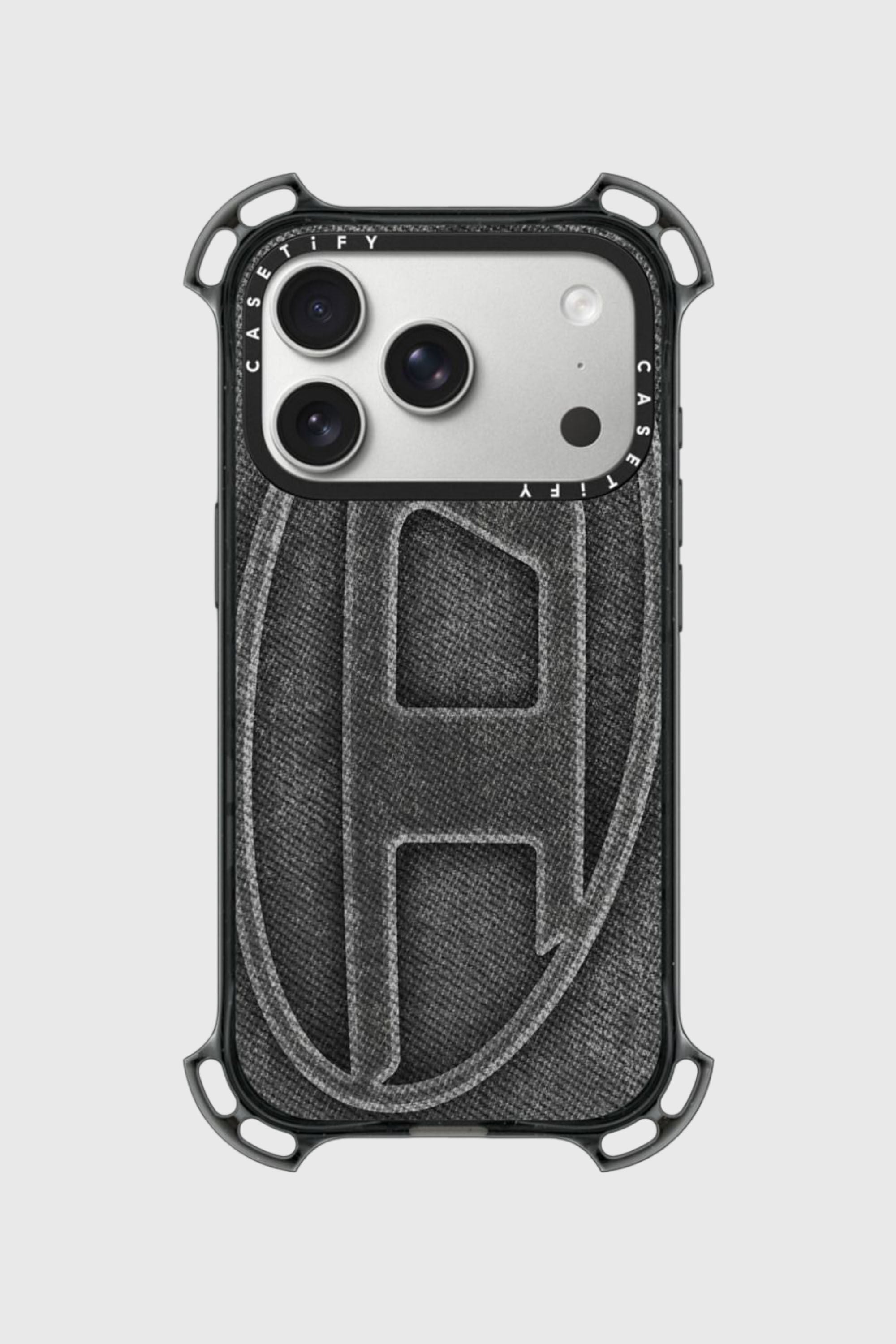 Diesel - 60591 MOULDED CASE, Funda Oval D bounce por iPhone 17 Pro Unisex in Negro - 1