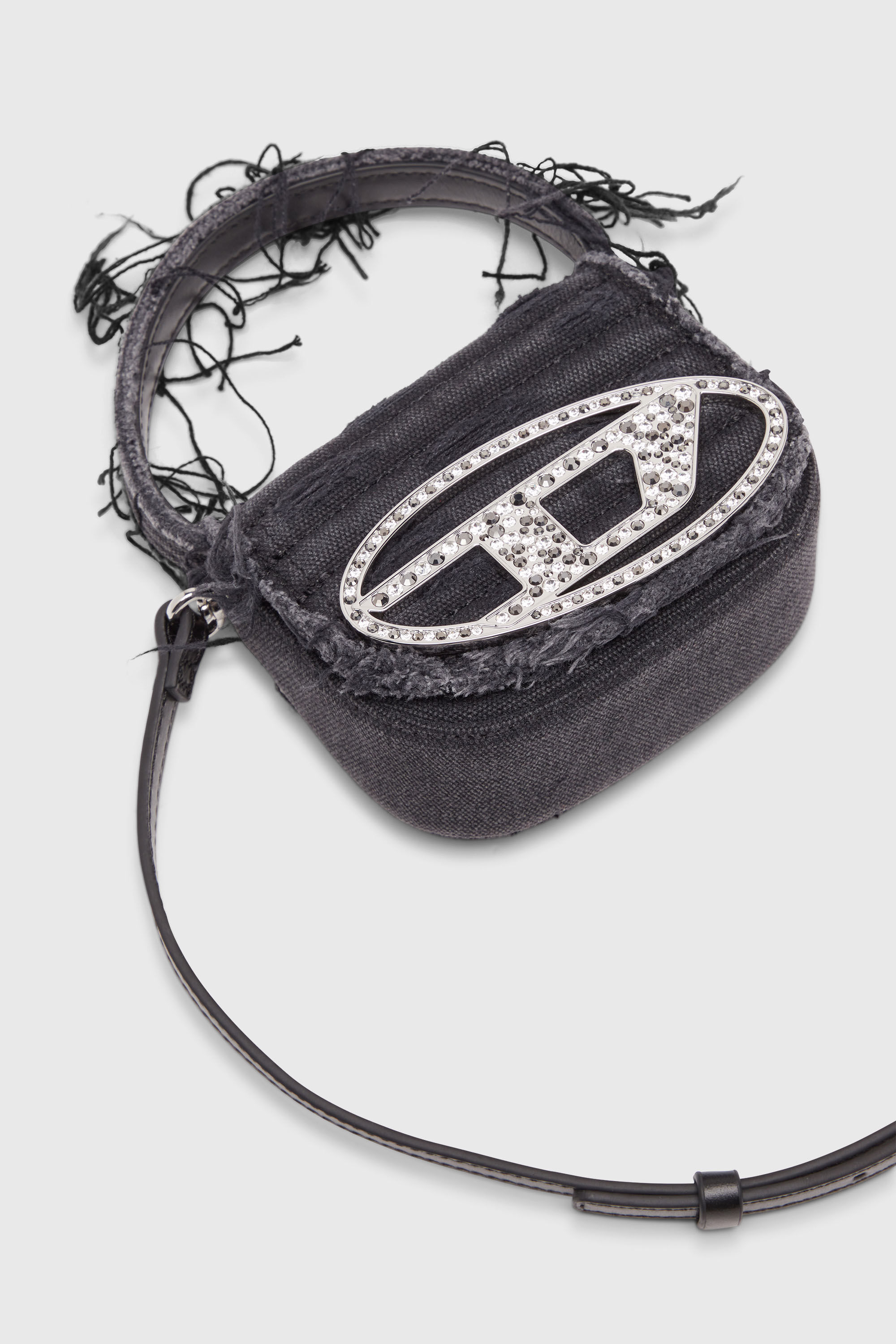 Women's 1DR XS-Iconic mini bag in canvas and leather | Black
