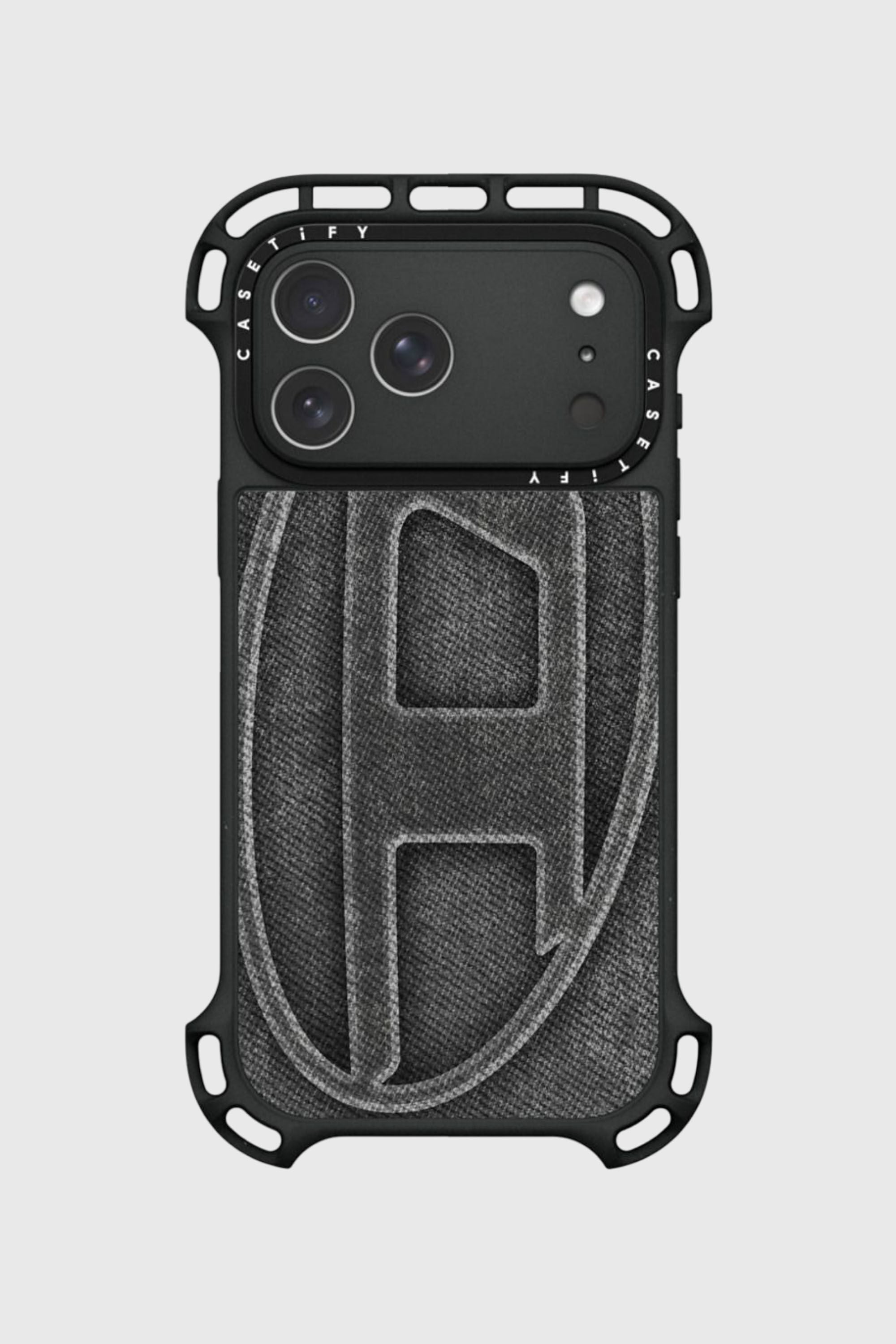 Diesel - 60599 MOULDED CASE, Unisex's Oval D case for iPhone 17 Pro Max in Black - 1