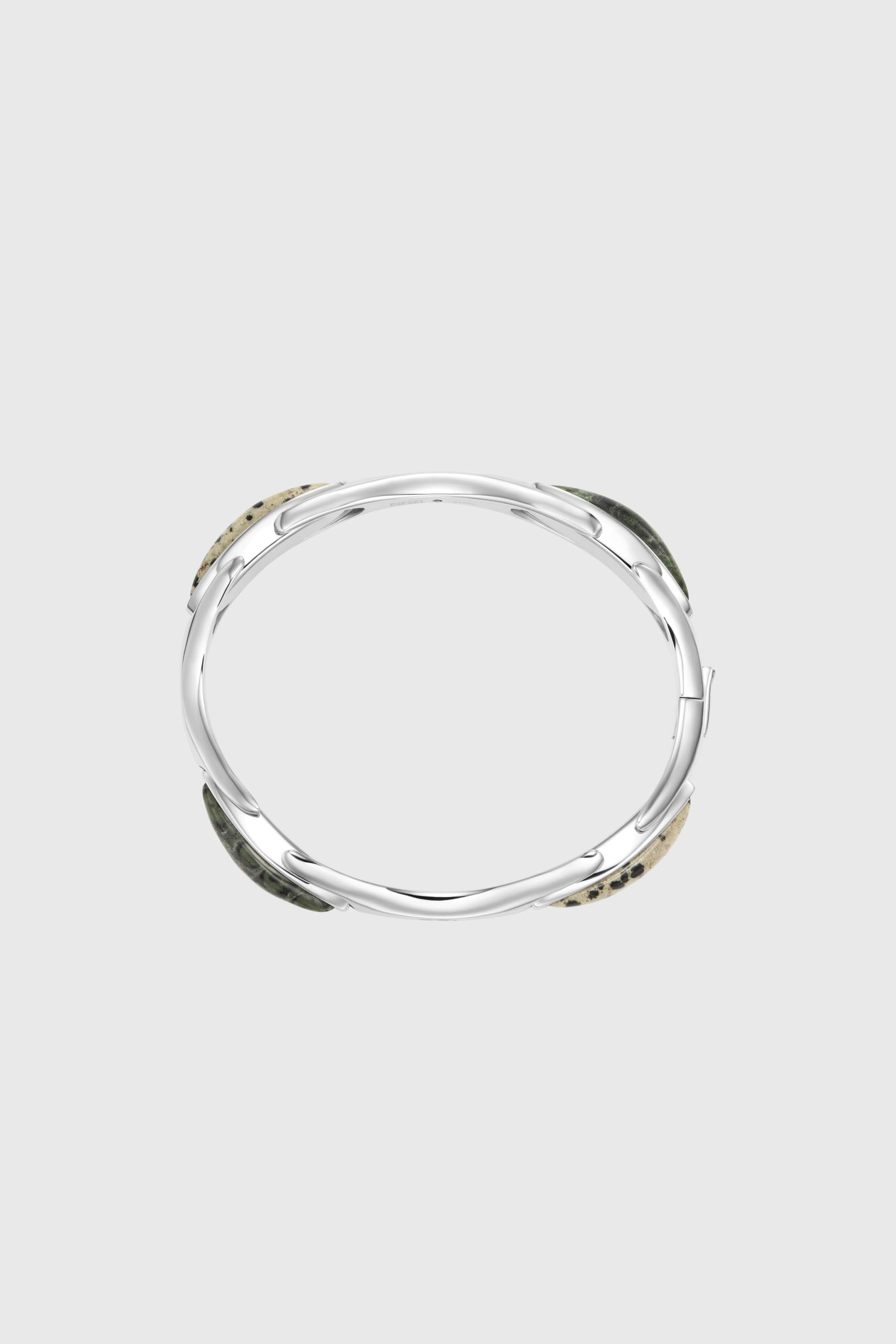 Diesel - DX167840 JEWELLERY, Pulsera tipo brazalete de acero inoxidable Unisex in Plateado - 2