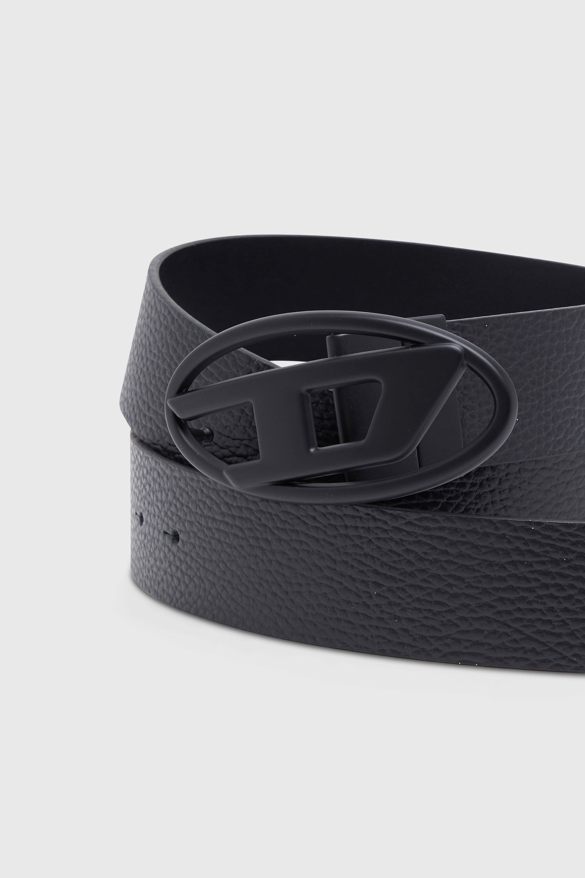 Diesel - B-1DR REV II, Cintur&oacute;n 3.9 cm de piel reversible Hombre in Negro - 3