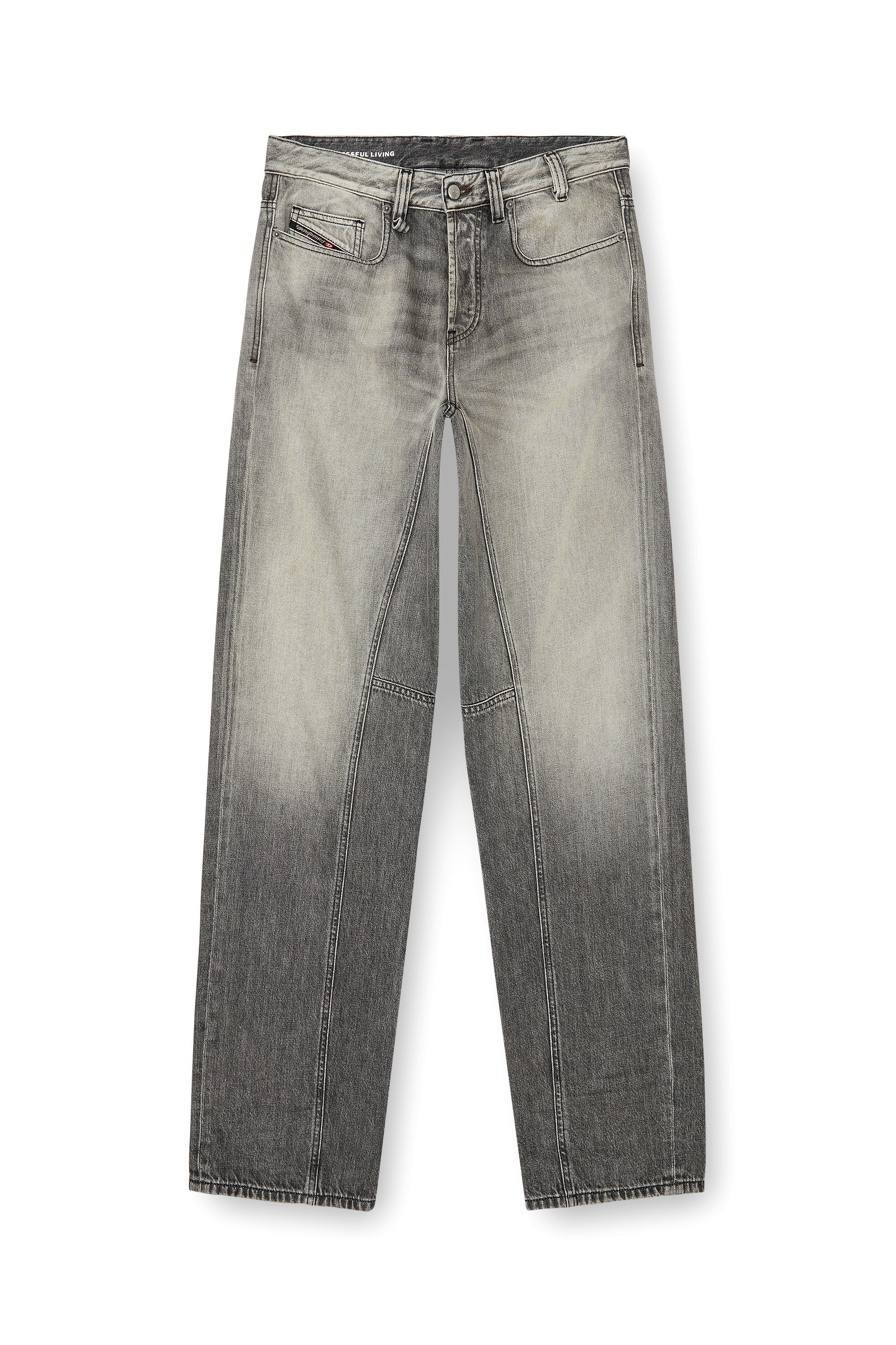 Men's Relaxed Jeans | Low Waist 2001 D-MacroGrey | Diesel US