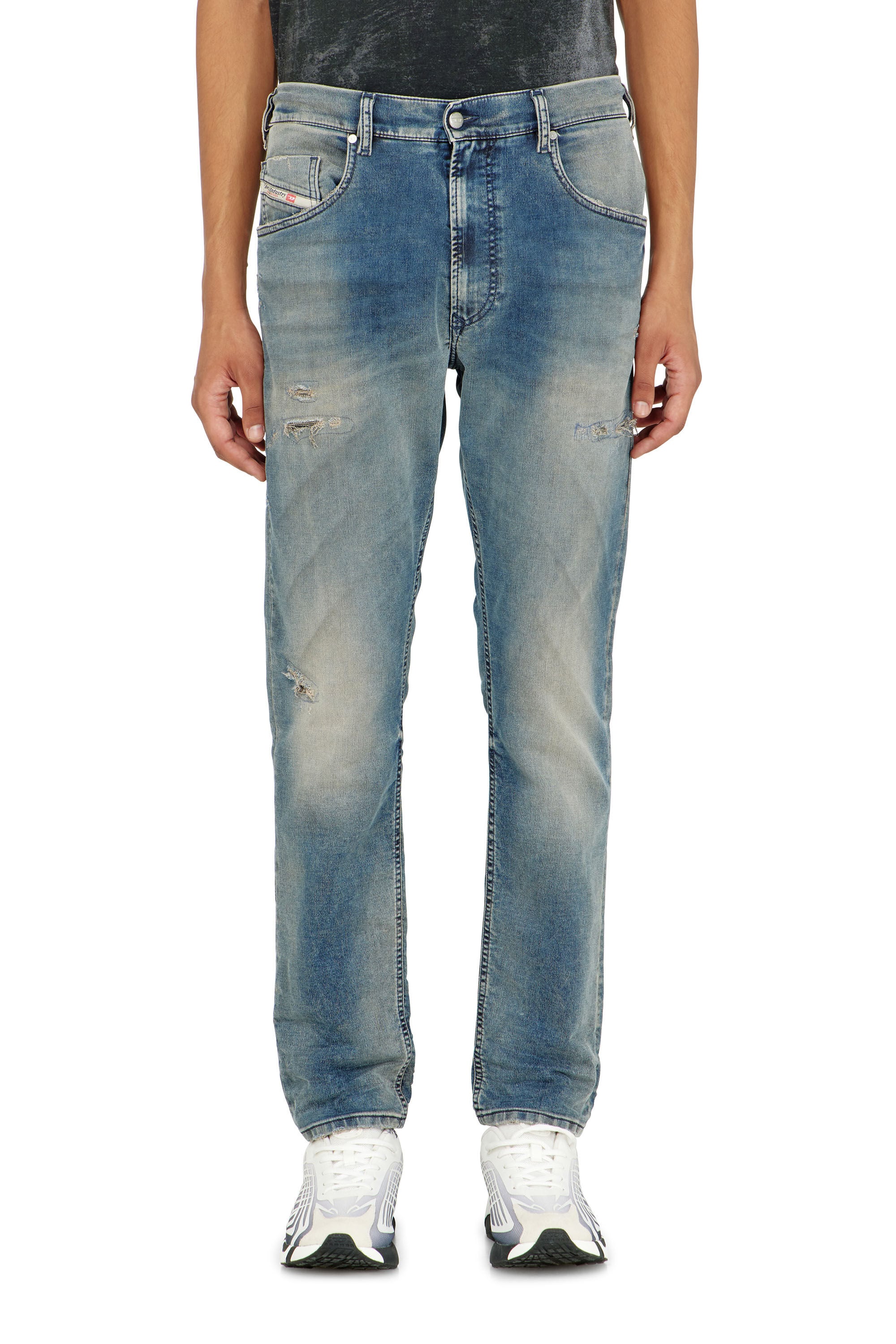 Diesel - Male's Regular 2032 D-Krooley-BW Joggjeans&reg; 068WY, Medium Blue - 2