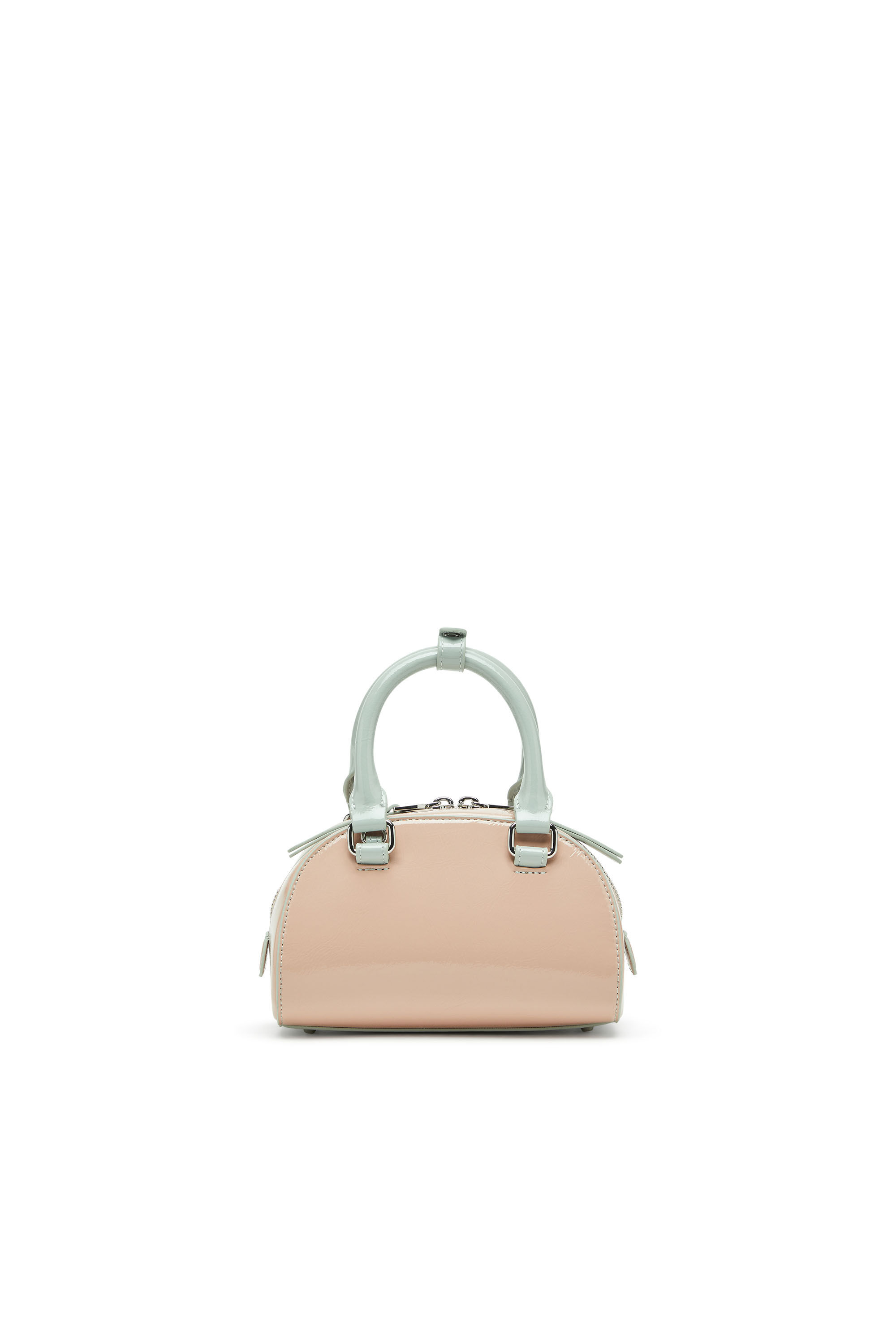 Women's 1DR Dome-Small bowling bag with naplak effect | Pink | Diesel
