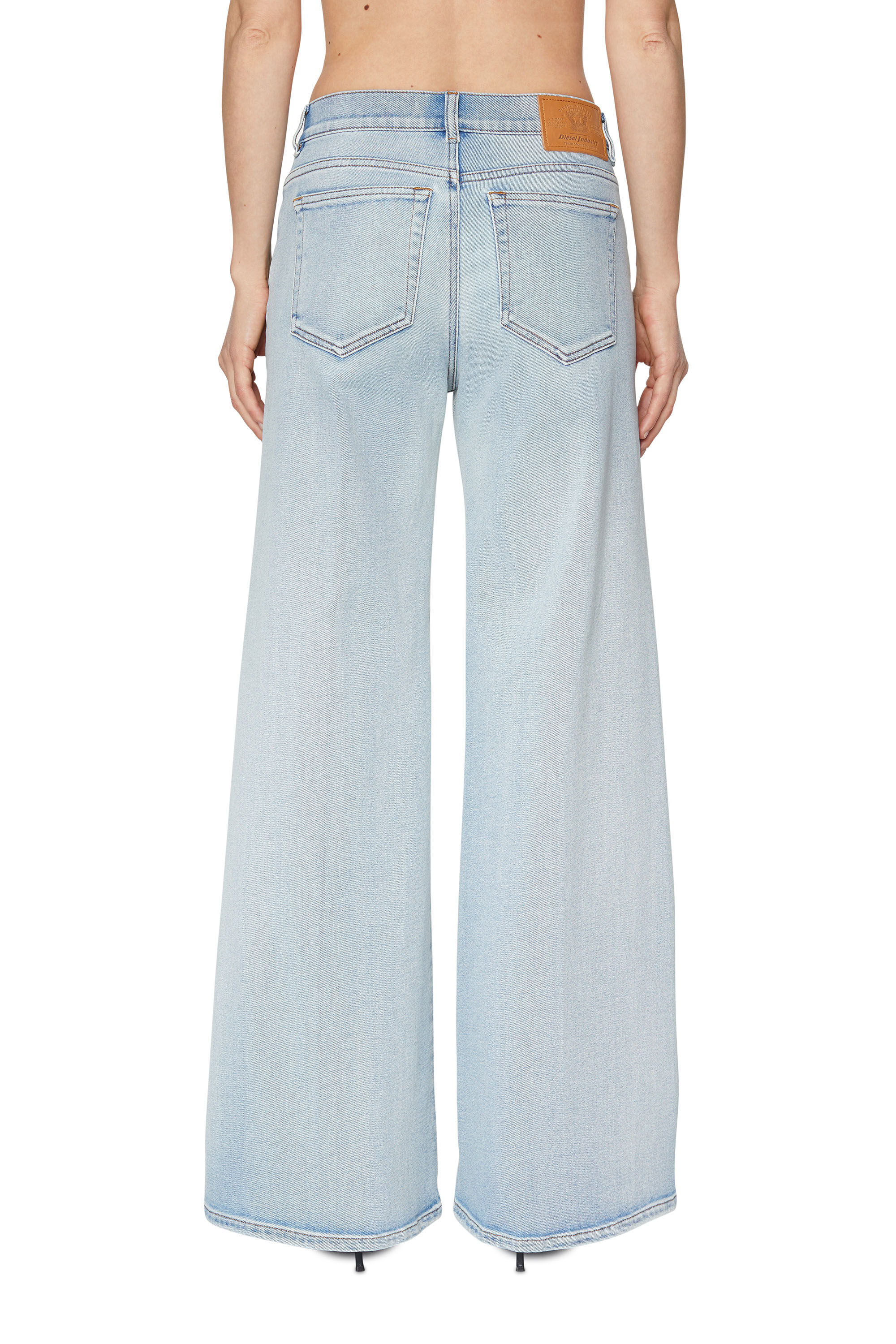 Diesel - Bootcut and Flare Jeans 1978 D-Akemi 09C08, Female's Bootcut and Flare Jeans - 1978 D-Akemi in Light Blue - 2