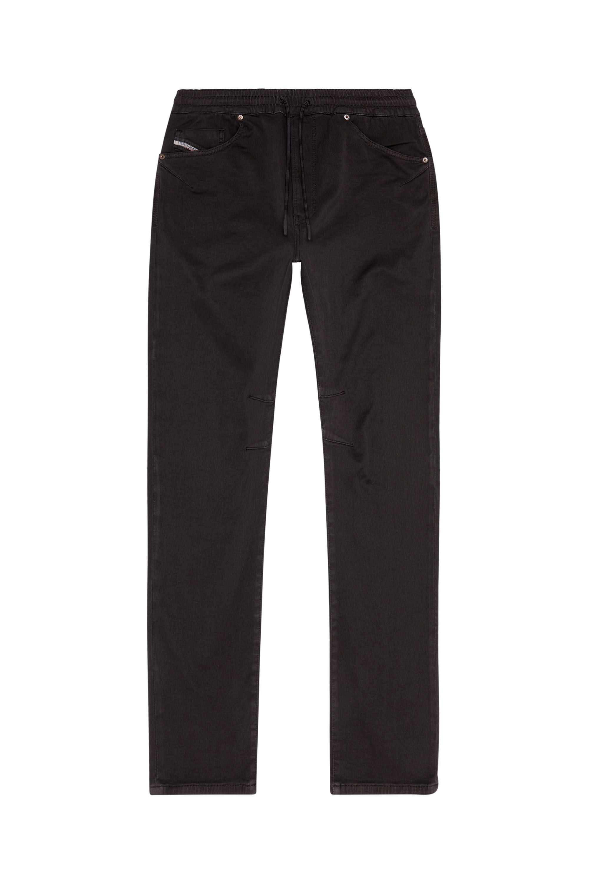 Diesel - Tapered 2040 D-Amage Joggjeans&reg; 068DY, Tapered 2040 D-Amage Joggjeans&reg; Hombre in Negro - 2