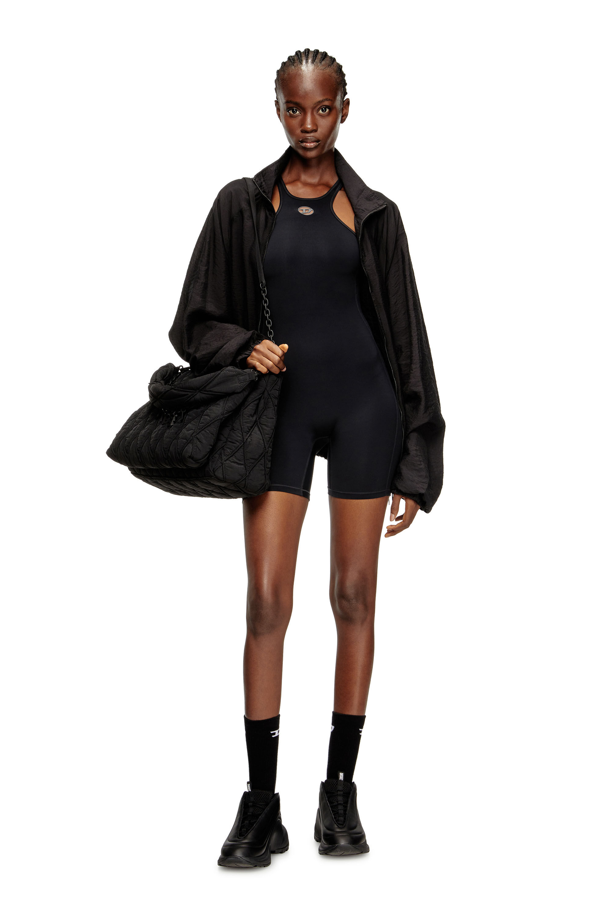 Women's Racer back playsuit | Black | Diesel