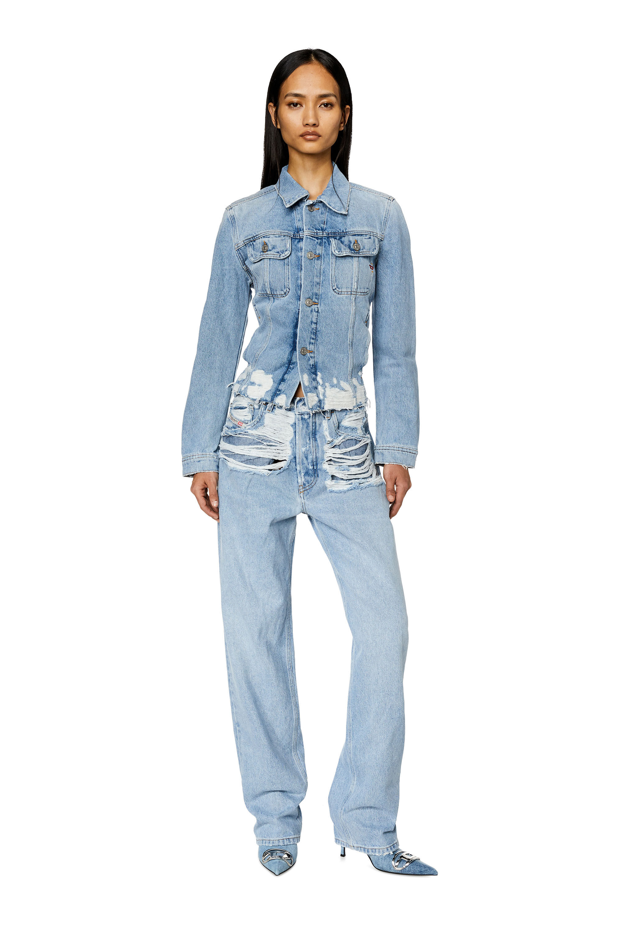 Diesel - Female's Regular Jeans 1988 D-Ark 007S3, Light Blue - 1