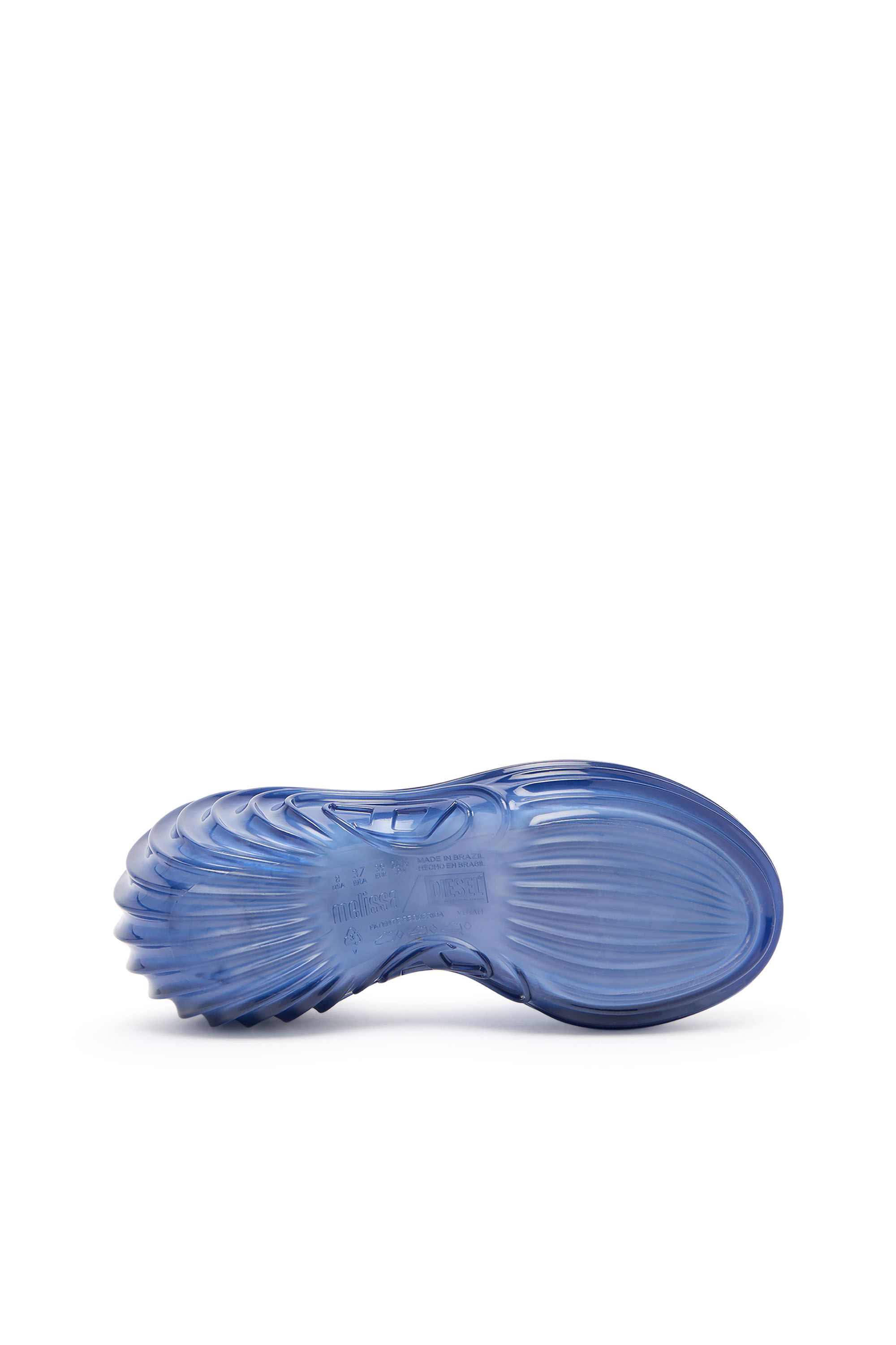 Women's Platform mule in Melflex® | Blue | Diesel