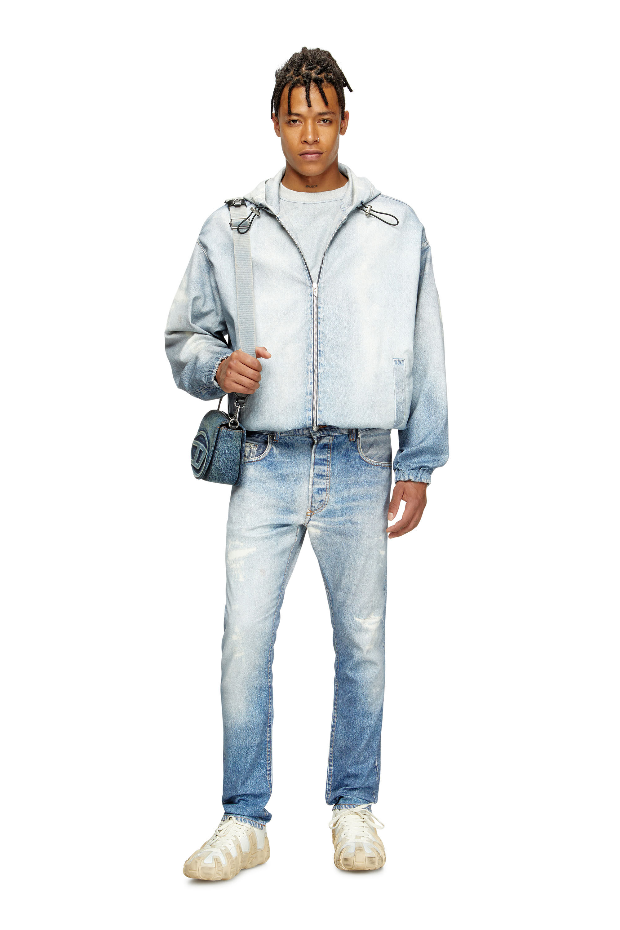 Diesel - Male's Regular 2032 D-Krooley Joggjeans® 068RX, Light Blue - 1