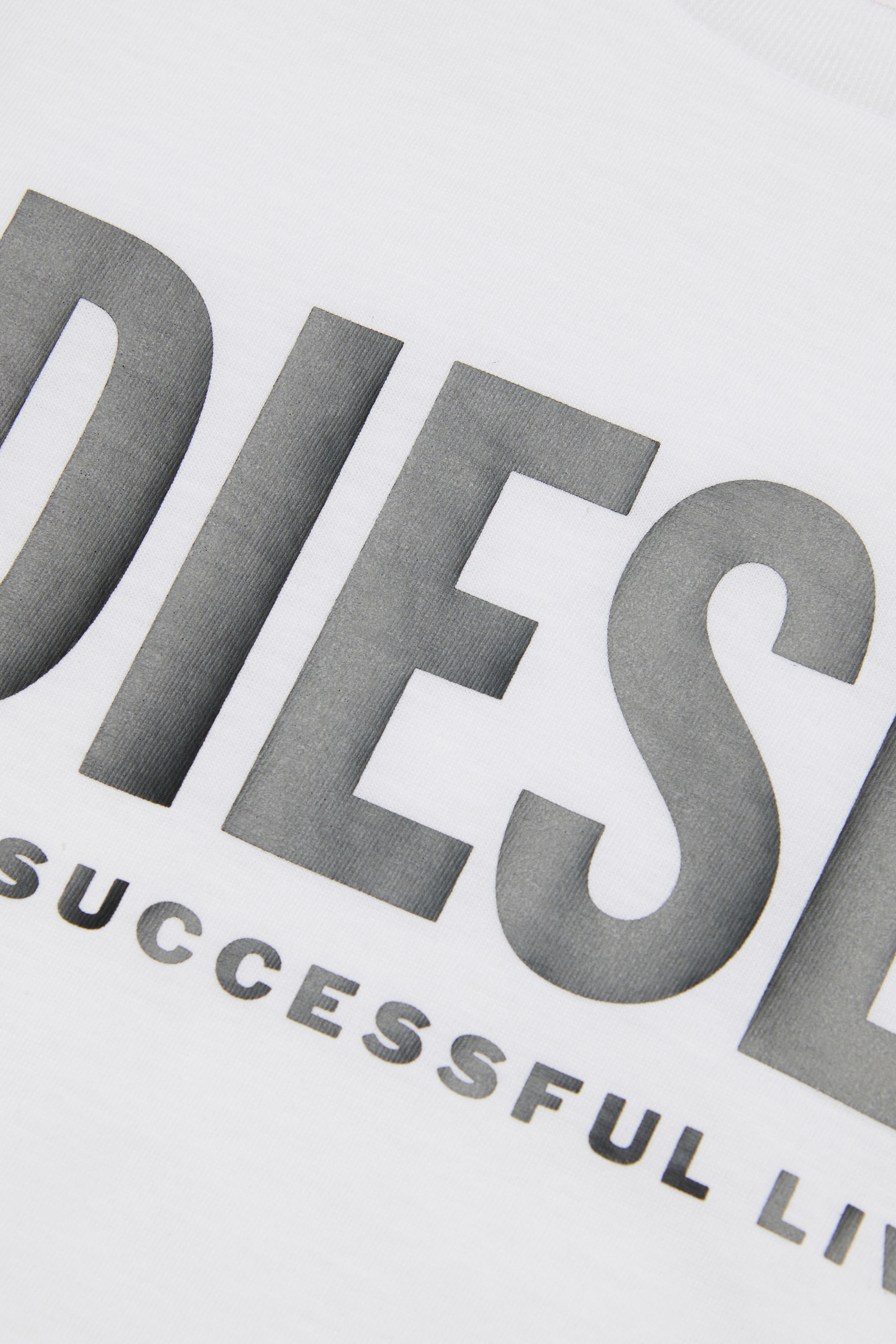 Boy'sT-shirt with logo print | White | Diesel US