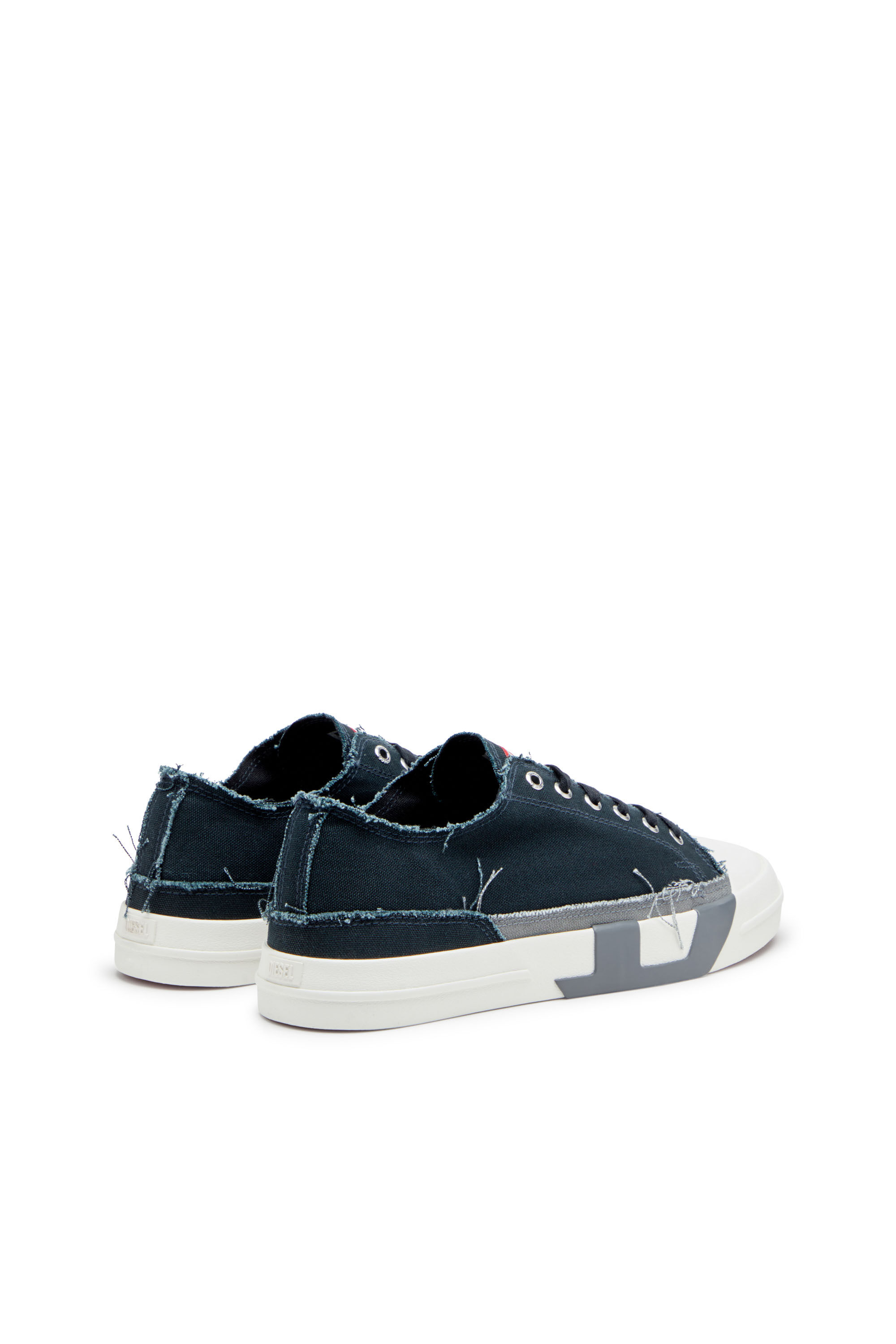 洋書『High Quality Design on a Low Budget』 Men's S-D-Verse-Sneakers in frayed canvas | Multicolor | Diesel