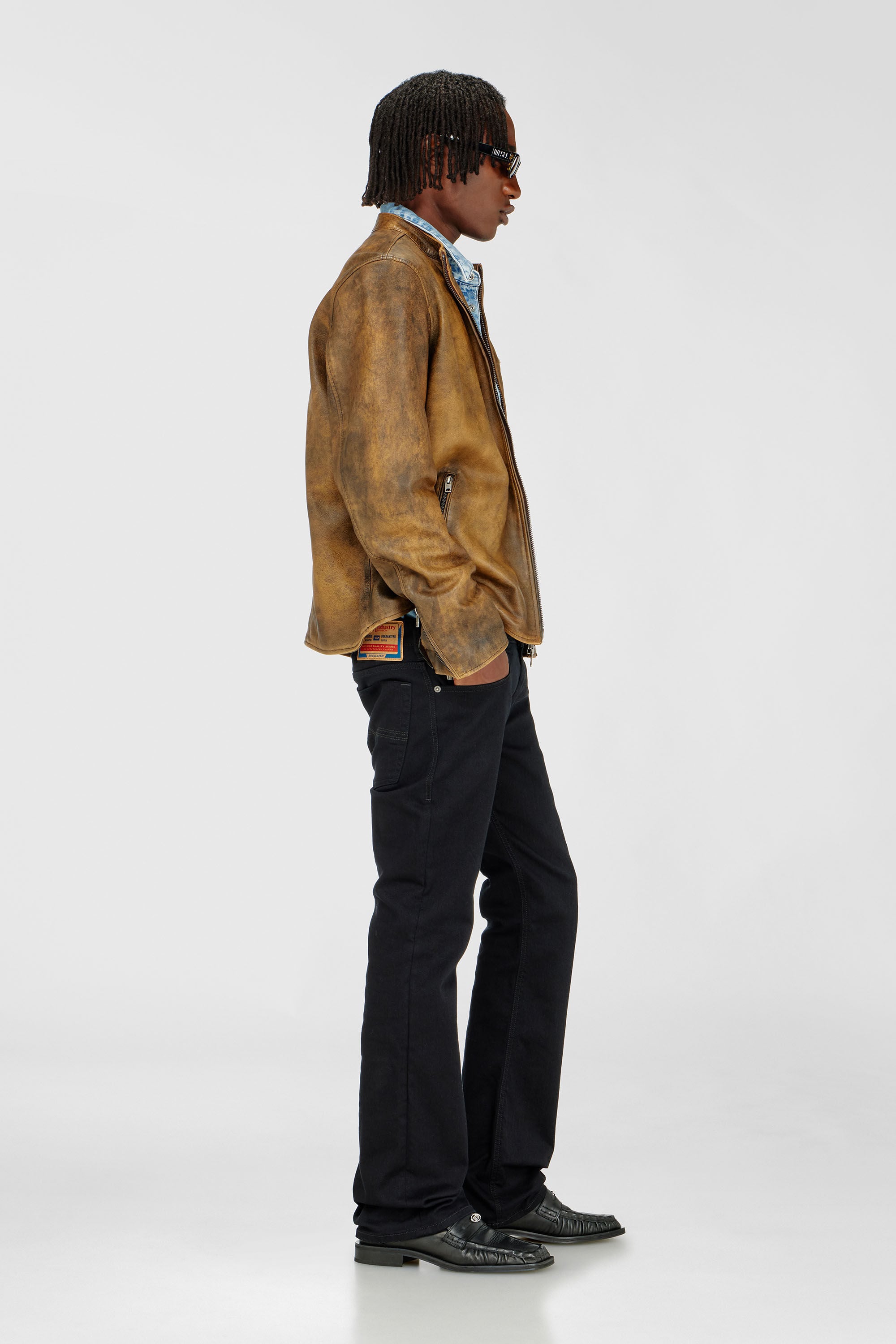Men's Bootcut Jeans | Low Waist 2007 ZatinyBlack/Dark grey | Diesel US