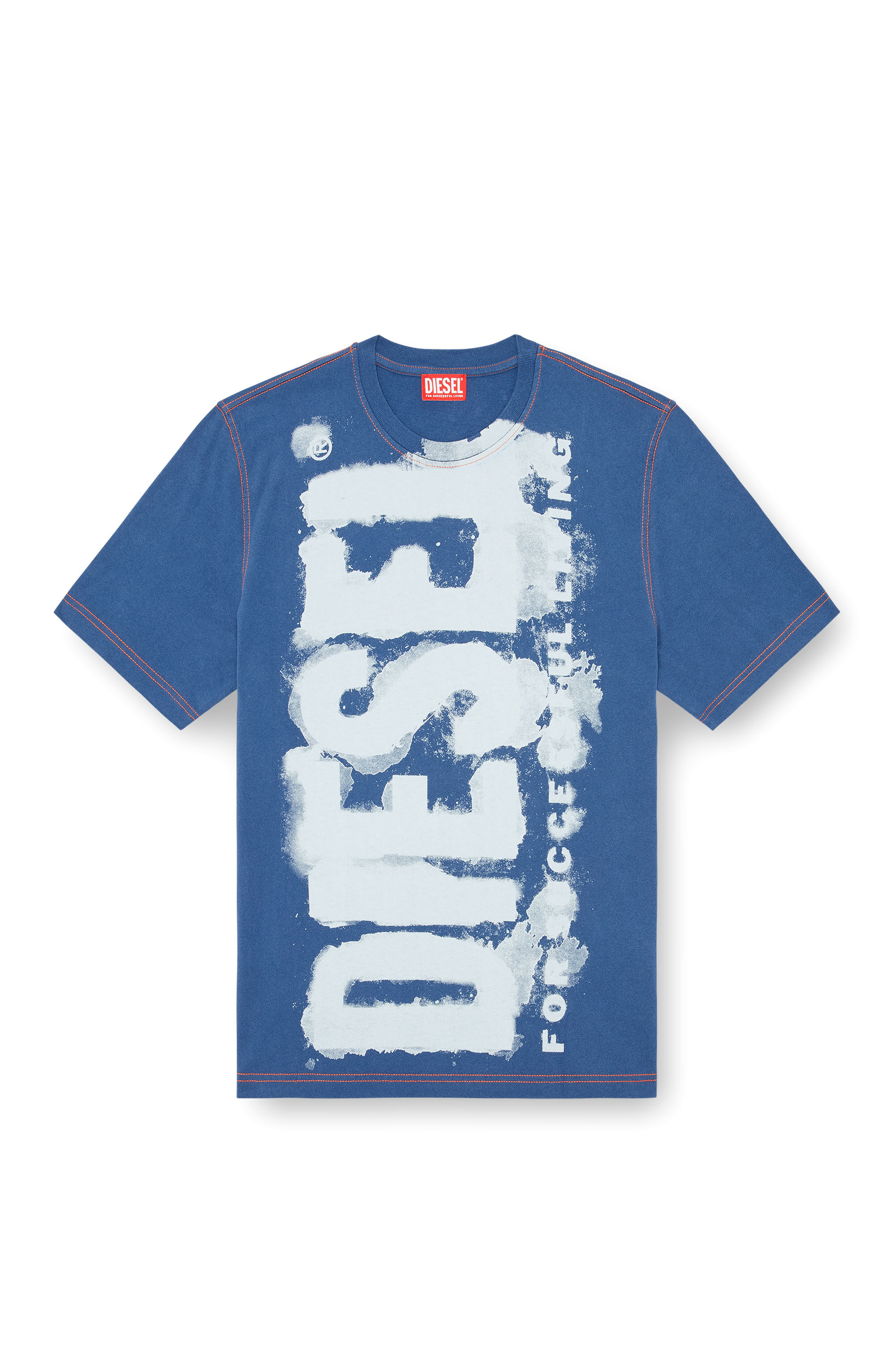 洗練されたデザイン DIESEL T-REG-Q11 A18793 DIESEL (ディーゼル) ロゴ オーバルD クルーネック スリムフィット