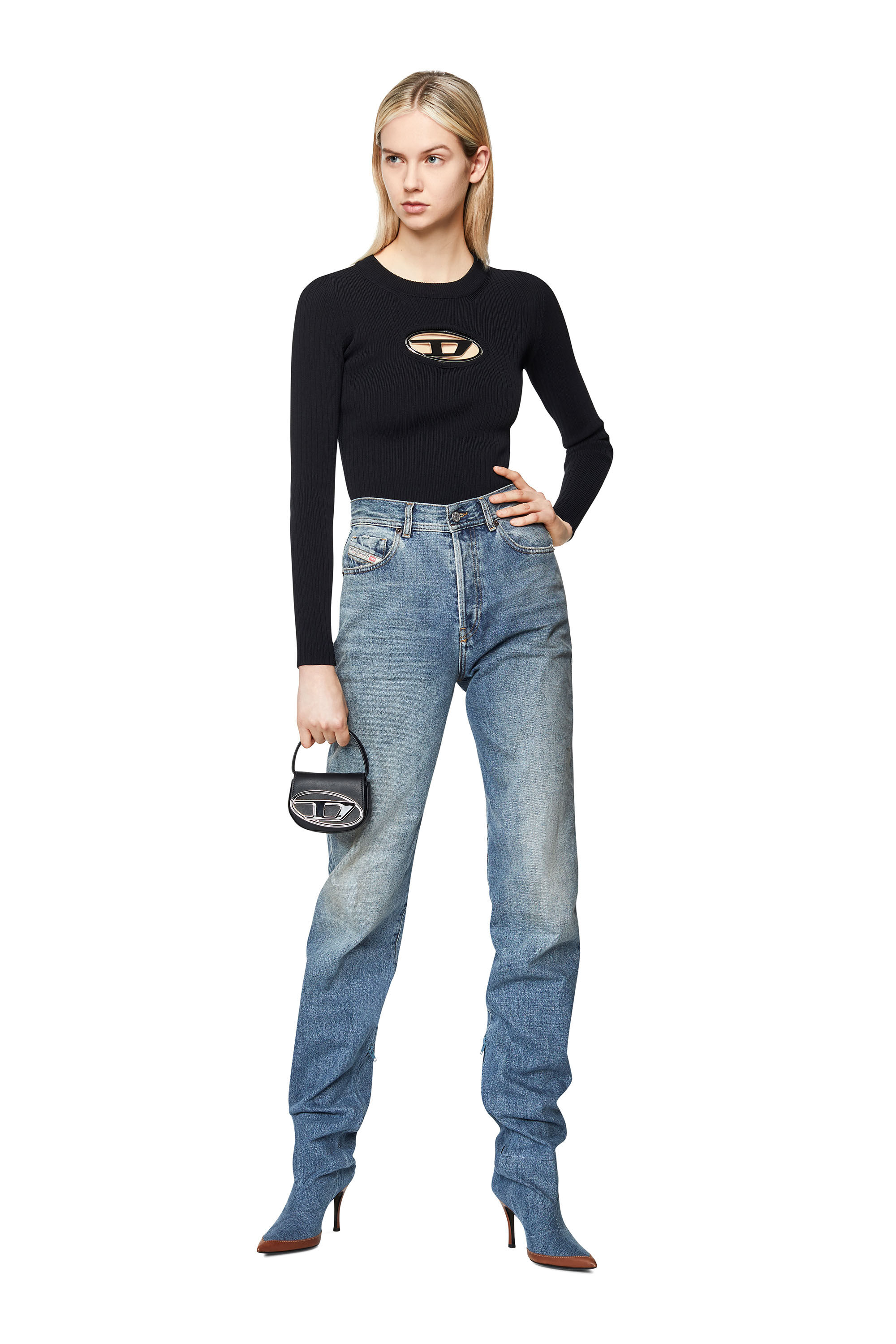 Diesel - Female's Regular Jeans 1956 D-Tulip 007A7, Medium Blue - 1