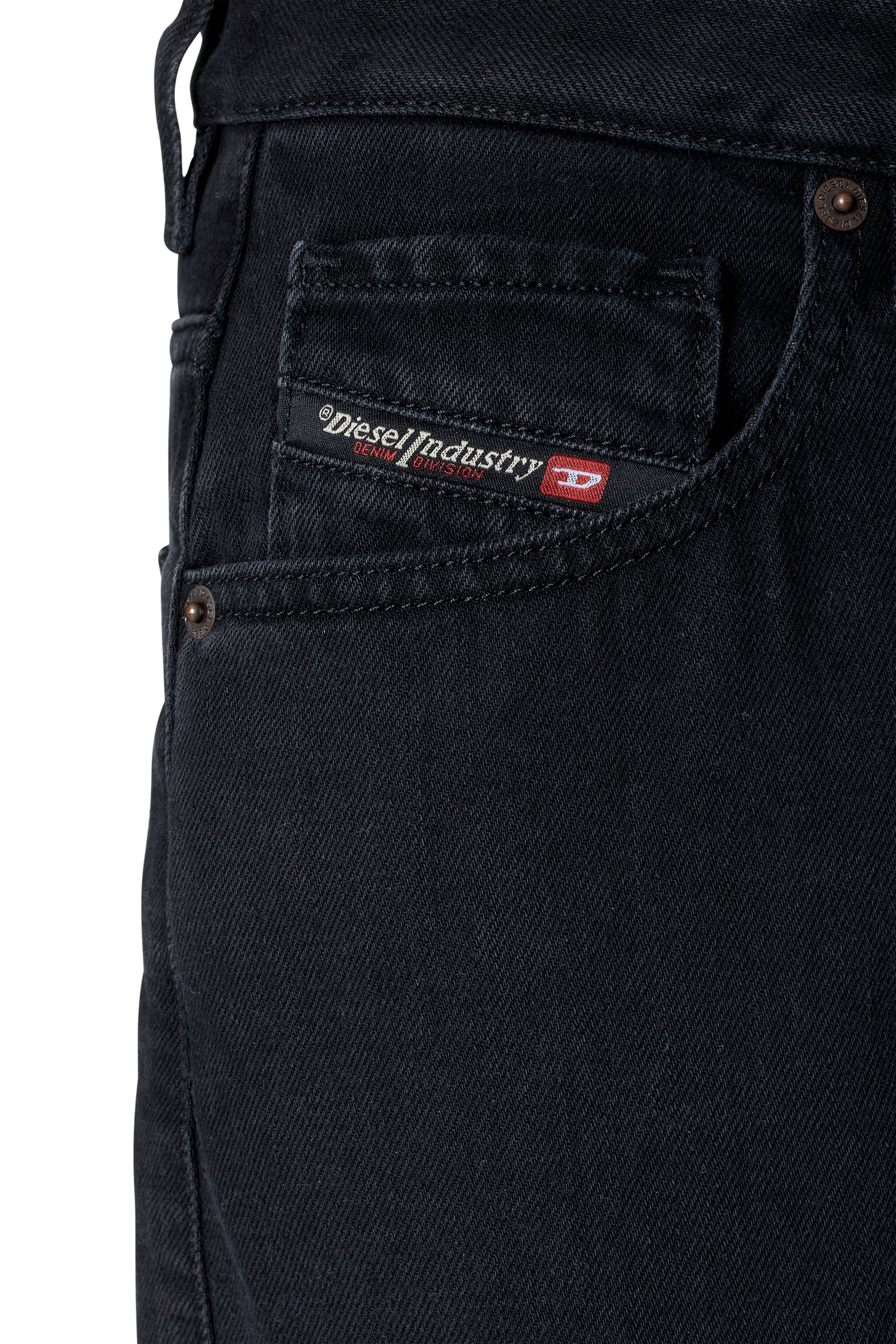 Diesel - Woman's Straight Jeans 1999 D-Reggy Z09RL, Black/Dark grey - 4