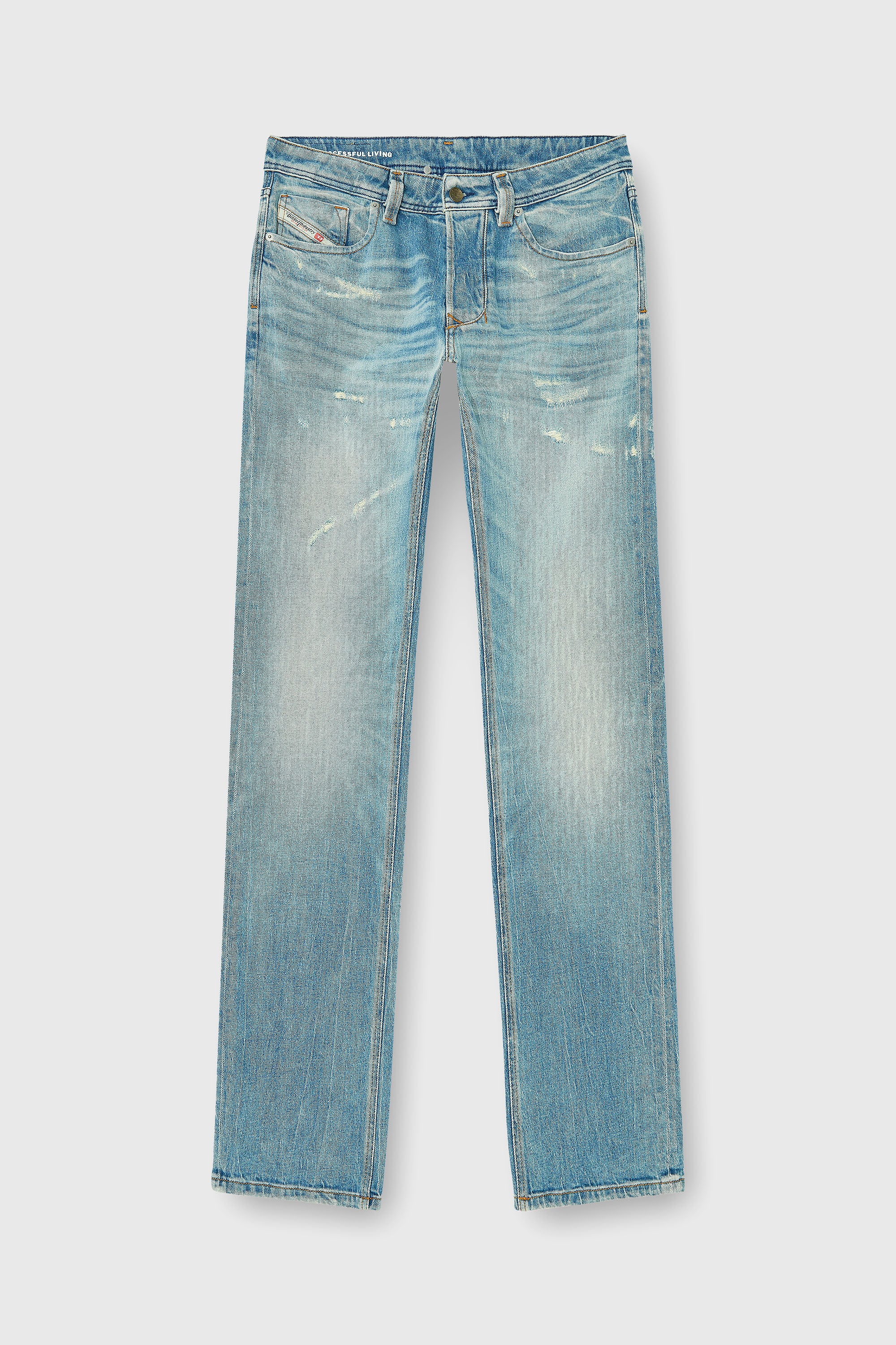 Diesel - Man's Regular Jeans 1985 Larkee 09P33, Light Blue - 6