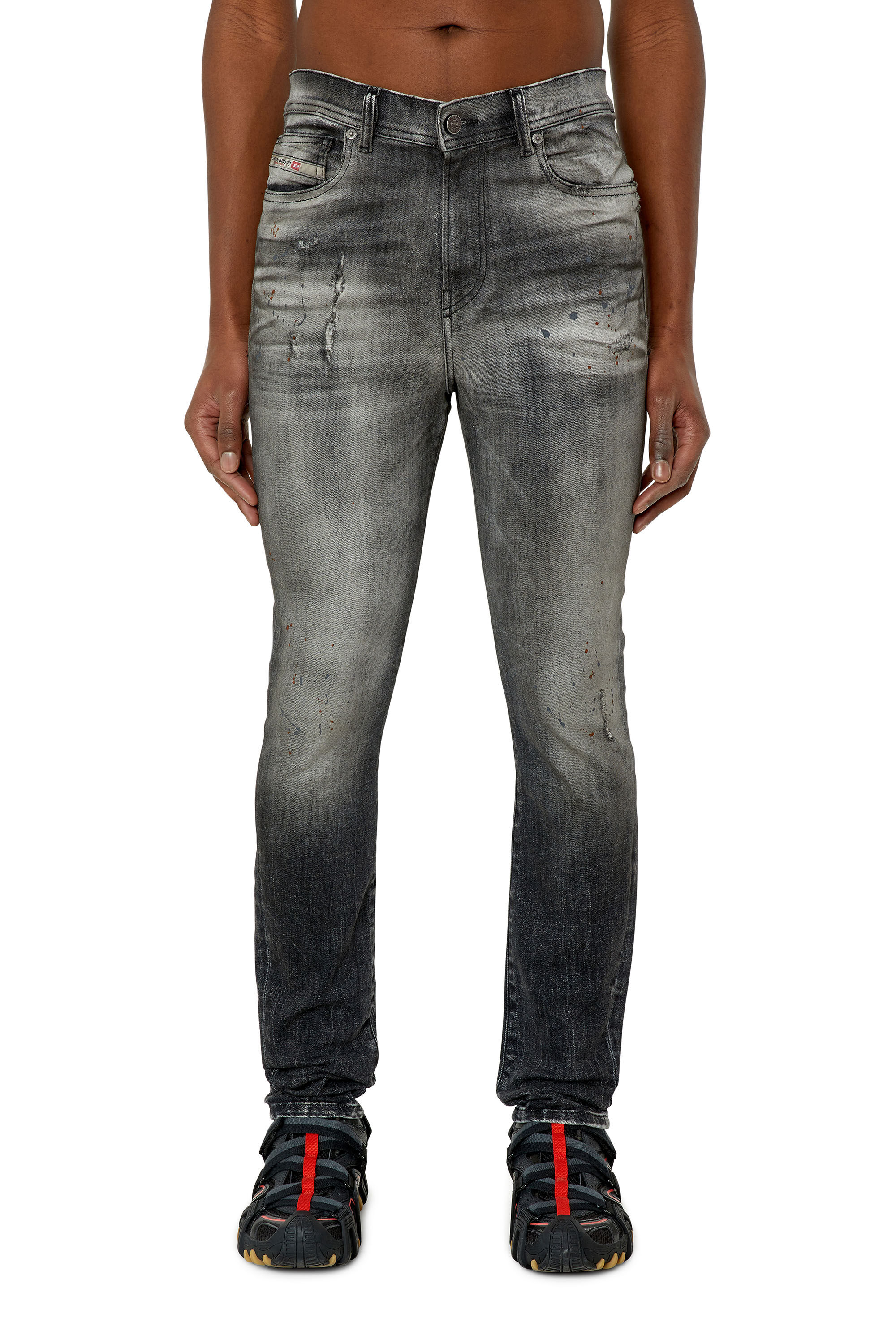 1983 D-Amny Man: skinny Black/Dark grey Jeans | Diesel
