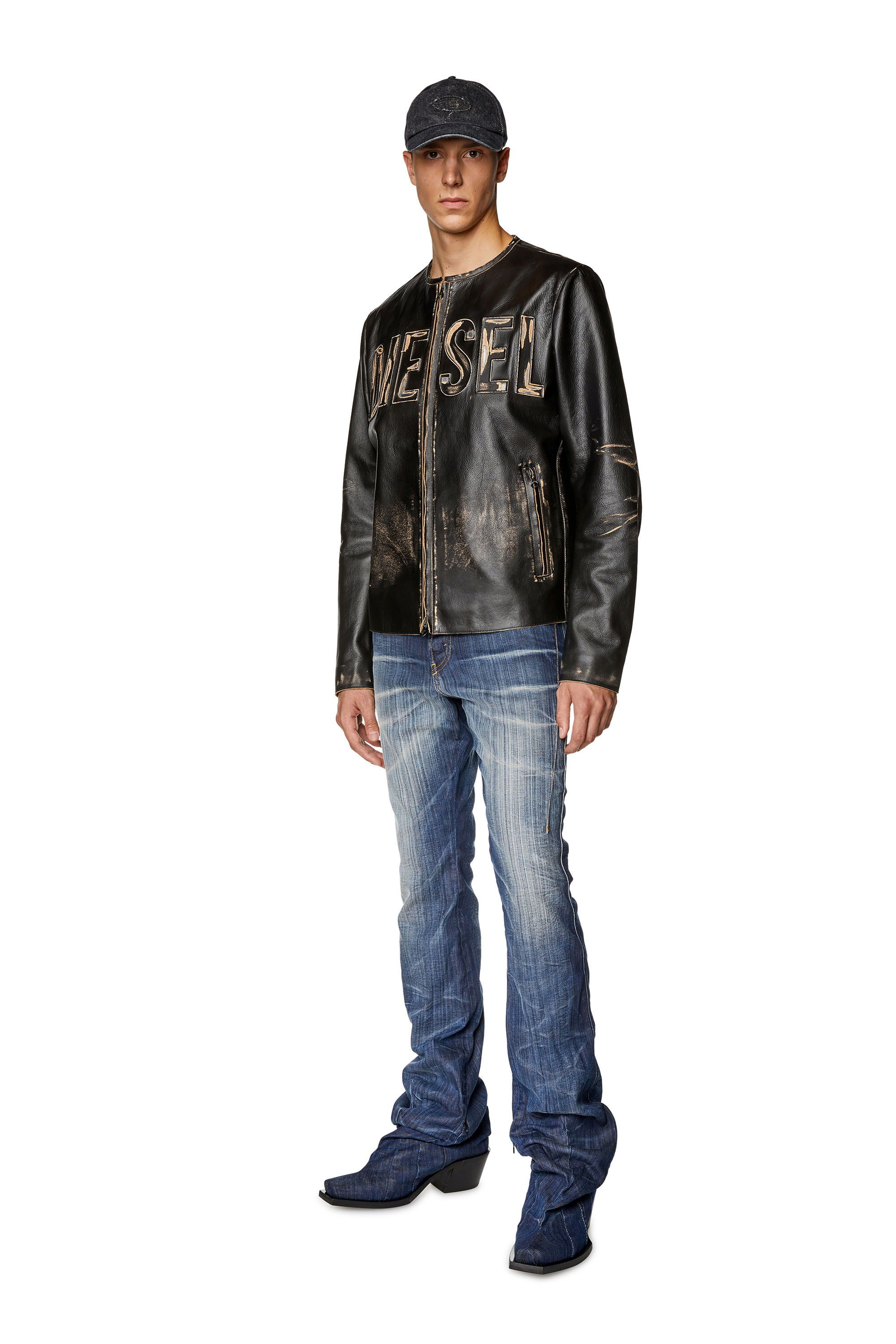 Diesel - Male's Bootcut Jeans D-Bootcutboot 09I03, Dark Blue - 1