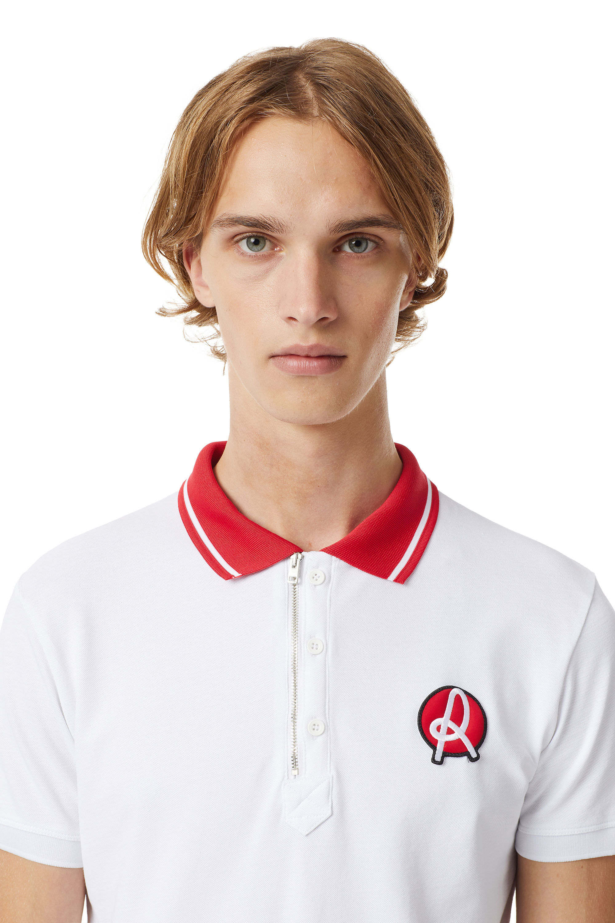 Diesel - LR-T-HART-VIC, Male's Diesel x L.R. Vicenza polo shirt in White - 5