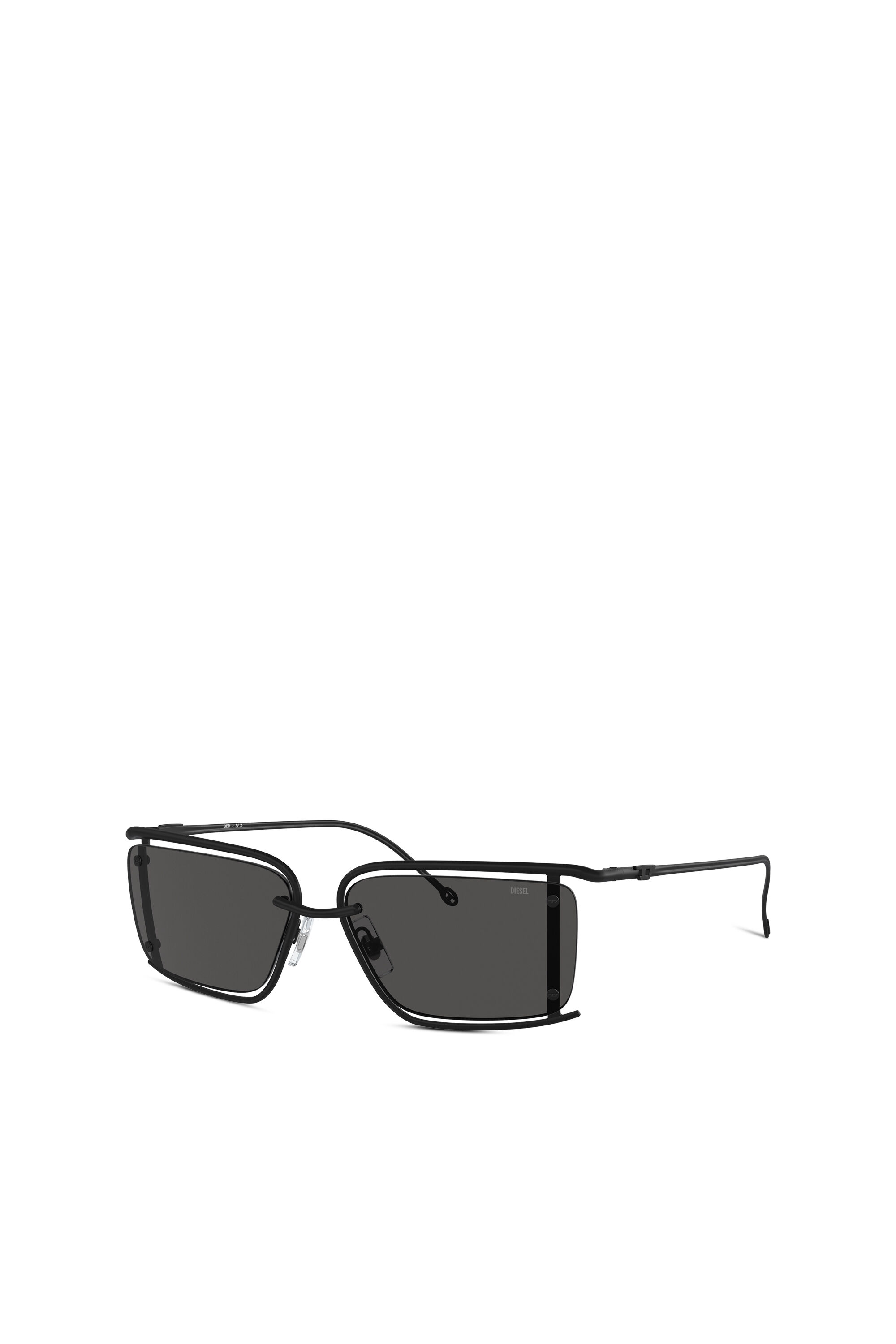 Women's Rectangle sunglasses | Black | Diesel {{Country}}