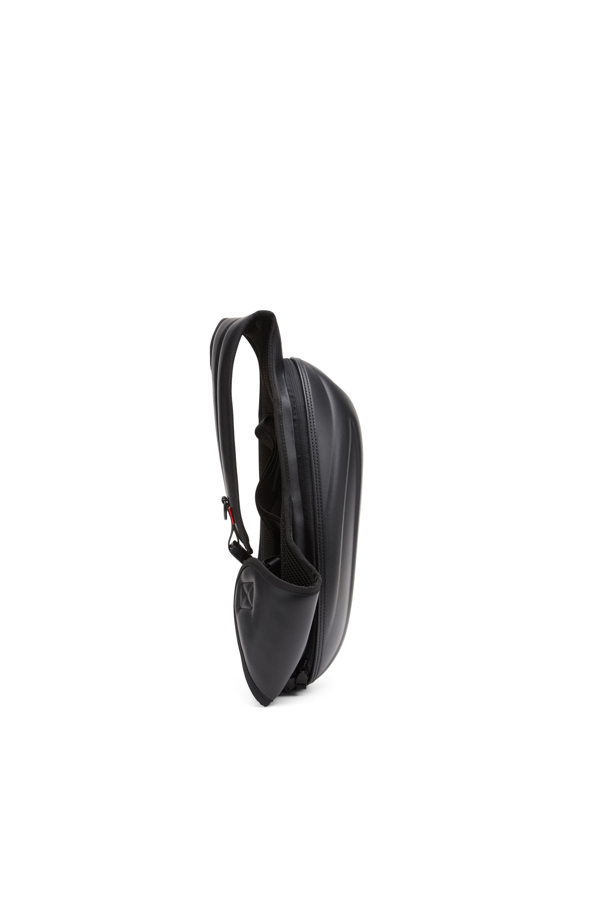 Diesel - 1DR-POD SLING BAG, 1DR-Pod Sling Bag - Sac à dos à une épaule en cuir Homme in Noir - 4