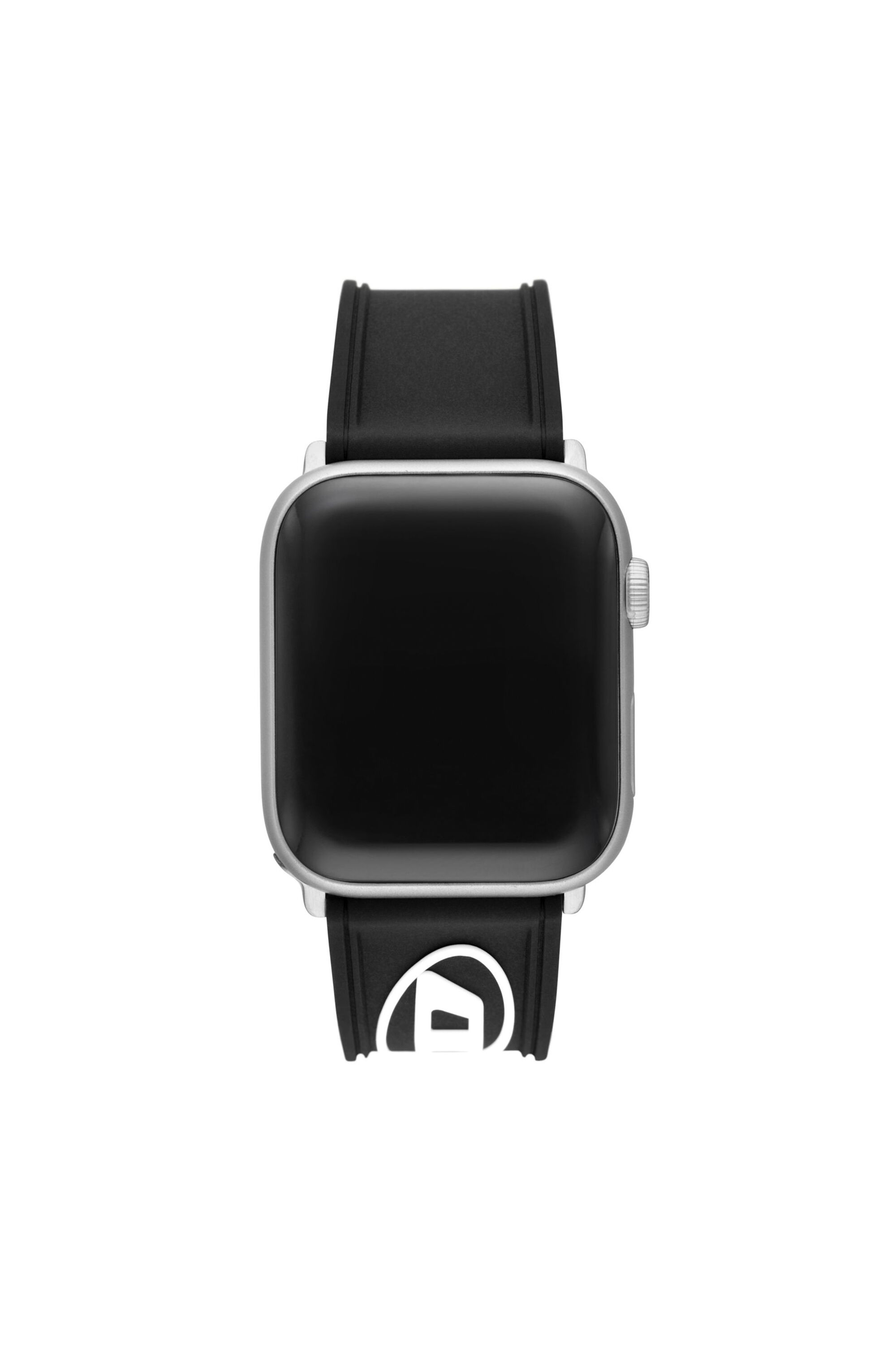 Men's Black silicone band for apple watch®, 42/44/45/49mm | Black