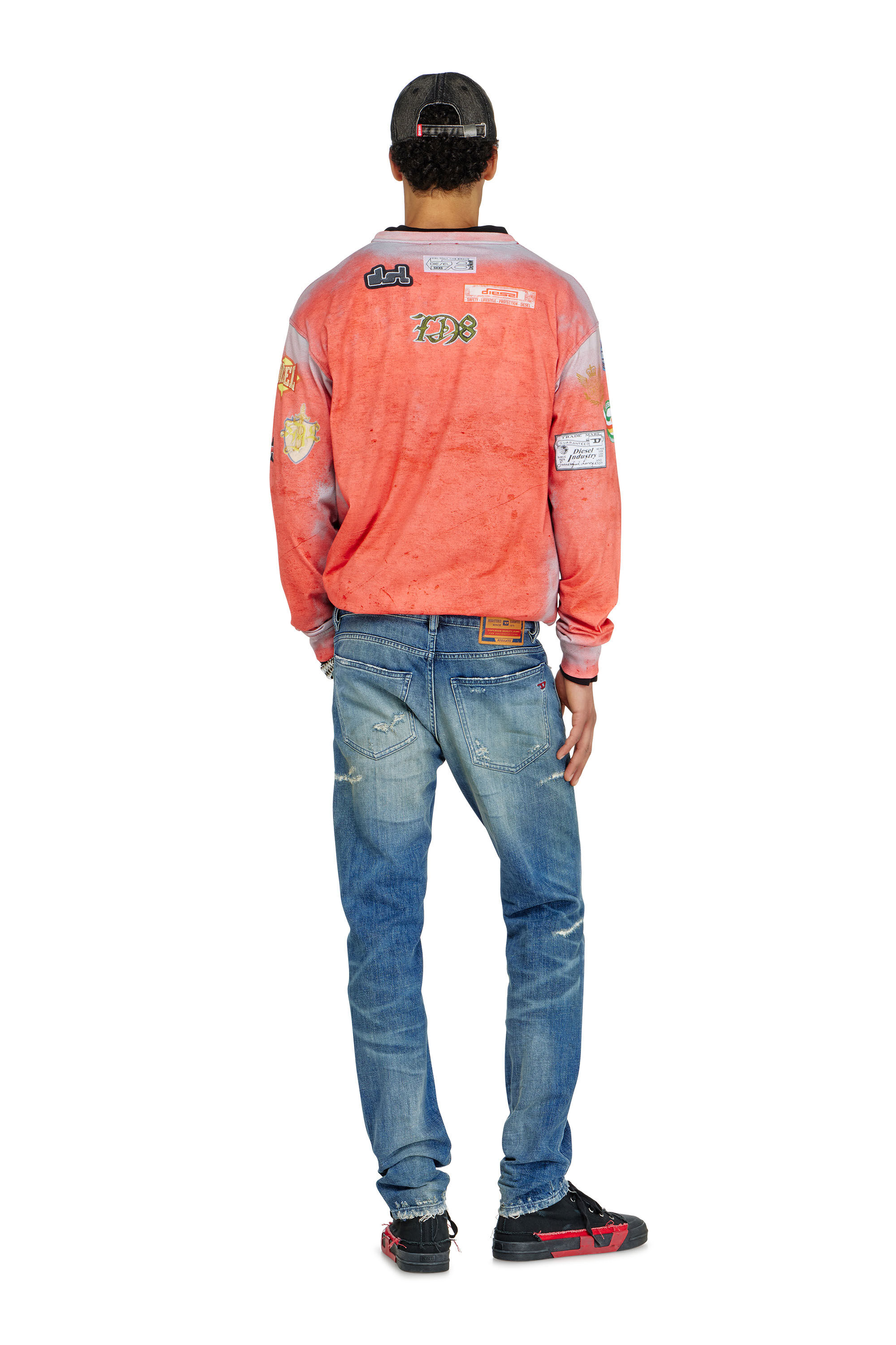 Diesel - Slim Jeans 2019 D-Strukt 007EN Hombre, Azul medio - 3