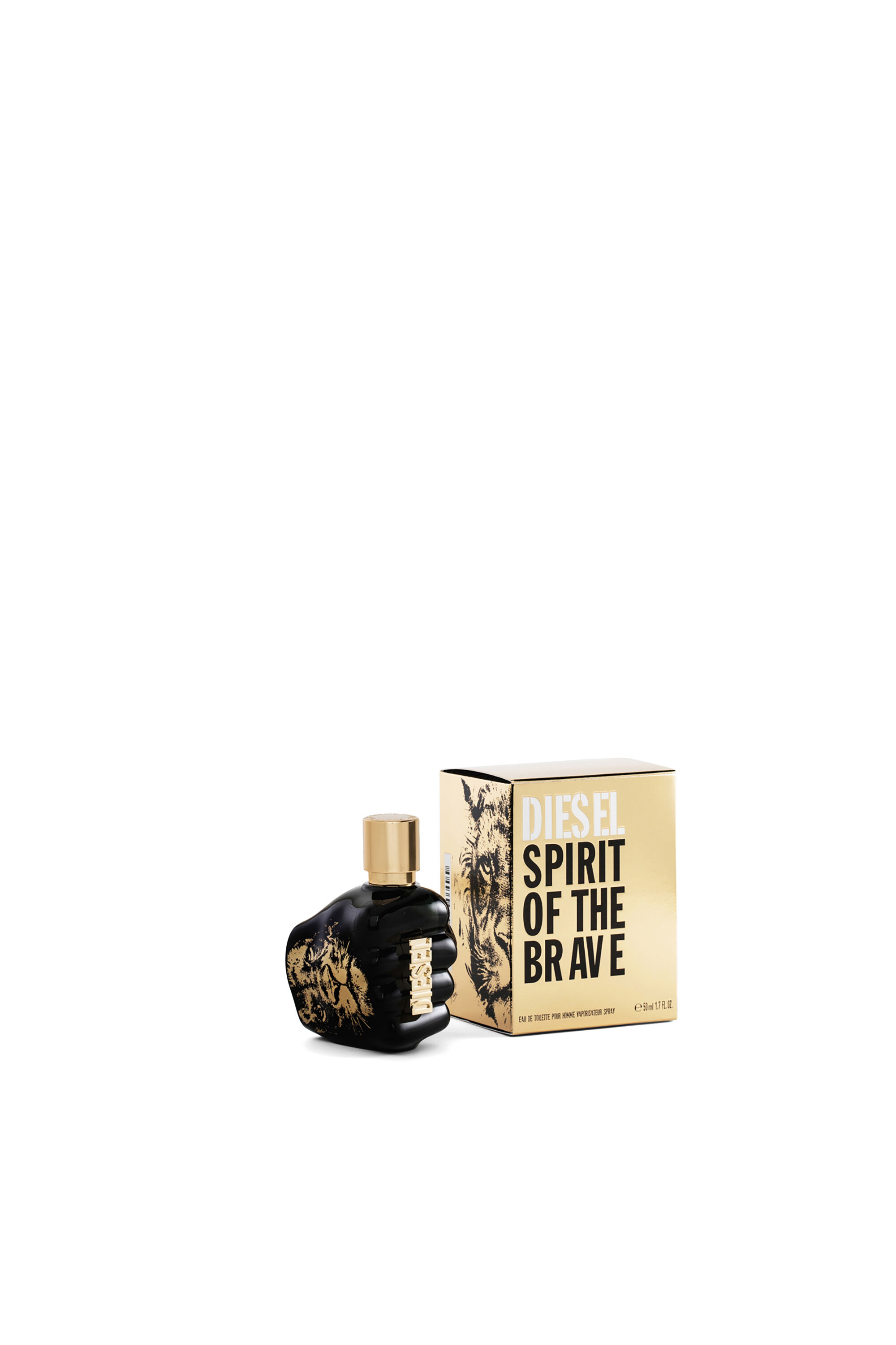 Diesel - SPIRIT OF THE BRAVE 50ML, Male's Spirit of the Brave 50 ml, 1.7 FL.OZ., eau de toilette in Black/Gold - 1
