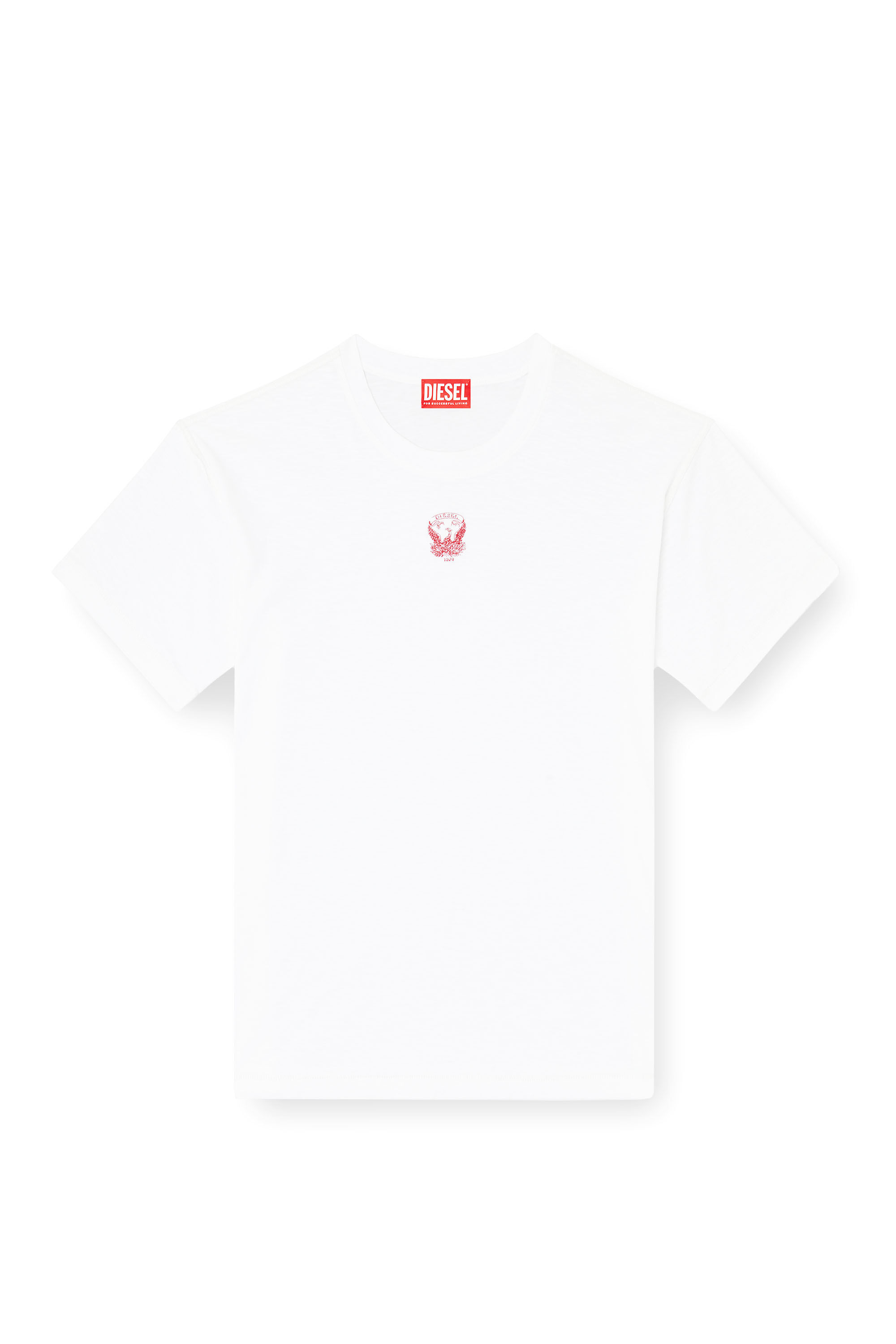 Diesel - T-NORM-T13, Man's Sweatshirt with embroidered phoenix in White - 2