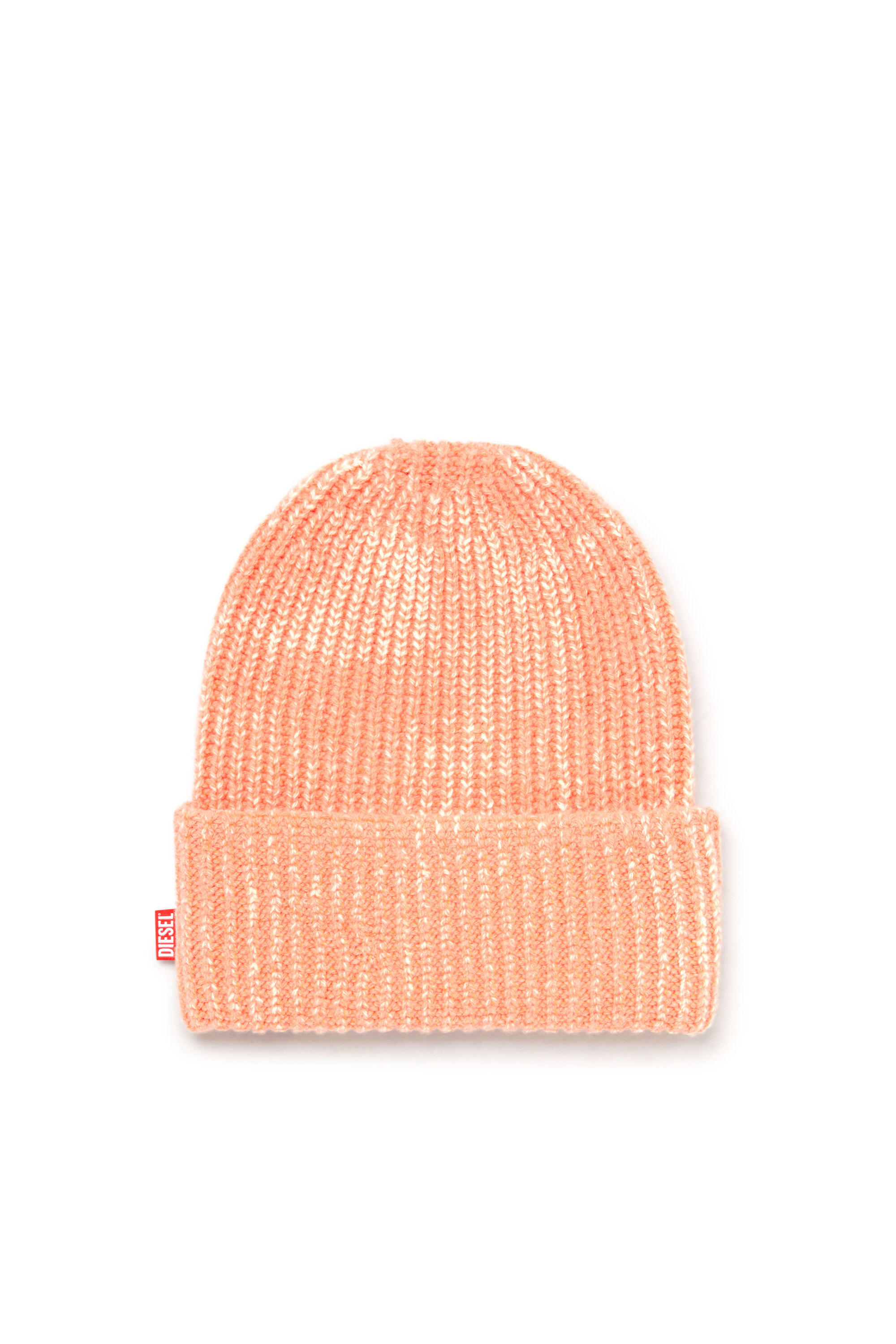 Diesel - K-AVET, Gorro de mezcla de lana cepillada Unisex in Naranja - 1