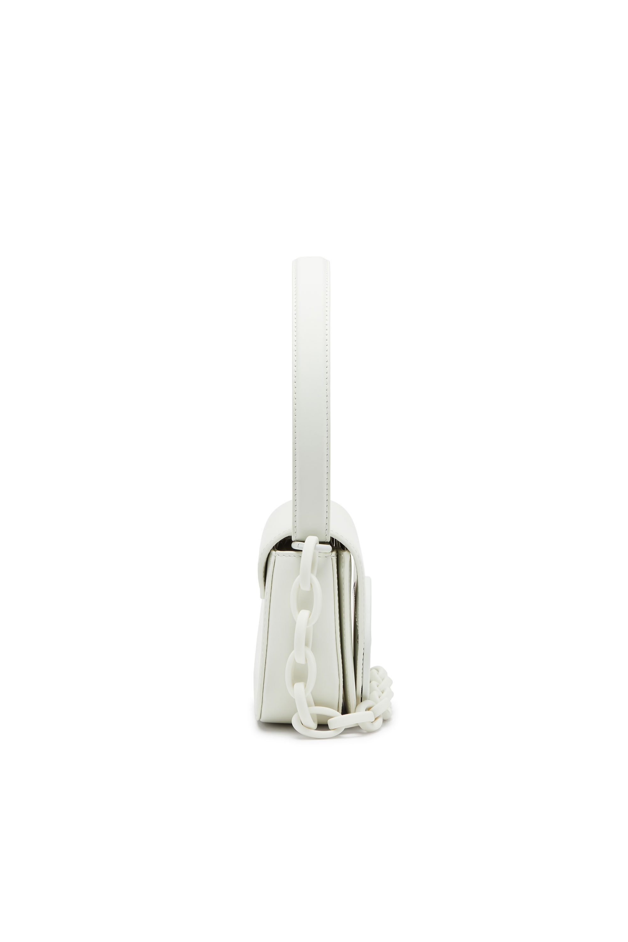 Diesel - 1DR, 1DR-Sac à bandoulière iconique en cuir mat Femme in Blanc - 4