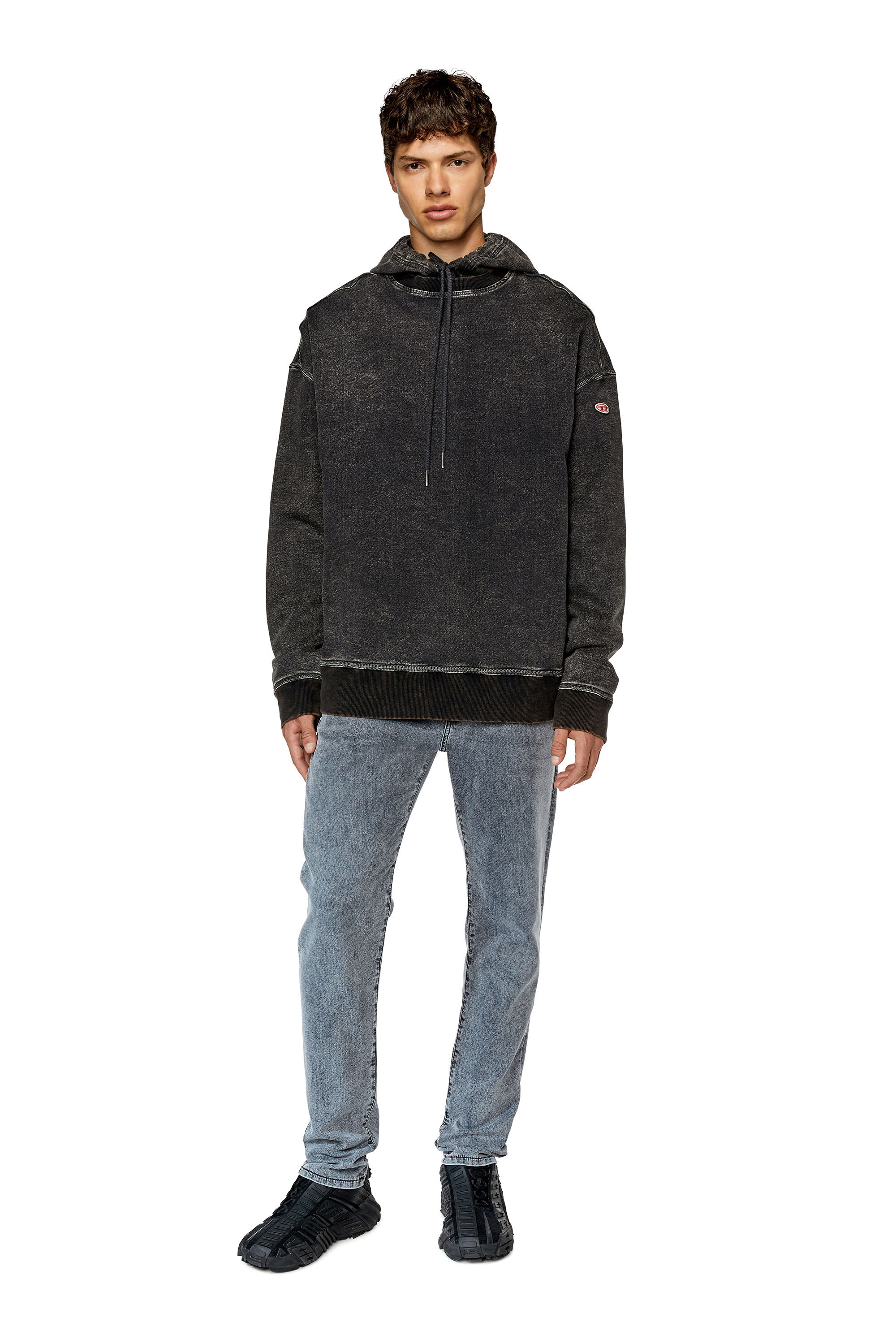 Diesel - Slim 2060 D-Strukt Joggjeans® 068DW, Male's Slim 2060 D-Strukt Joggjeans® in Light Grey - 1