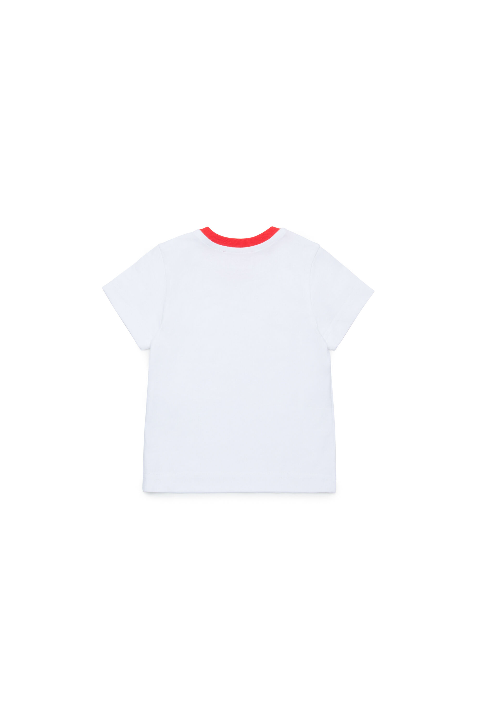 Diesel - MTAB, Male's T-shirt with fire truck print in White - 2