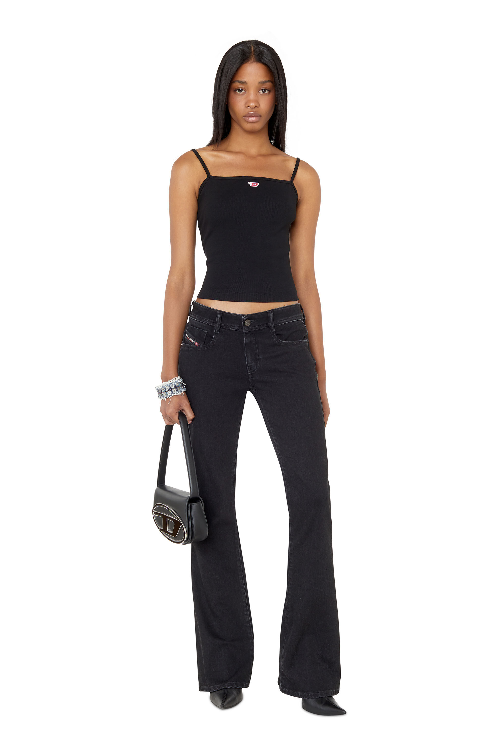Diesel - Female's Bootcut Jeans 1969 D-Ebbey Z9C25, Black/Dark Grey - 1