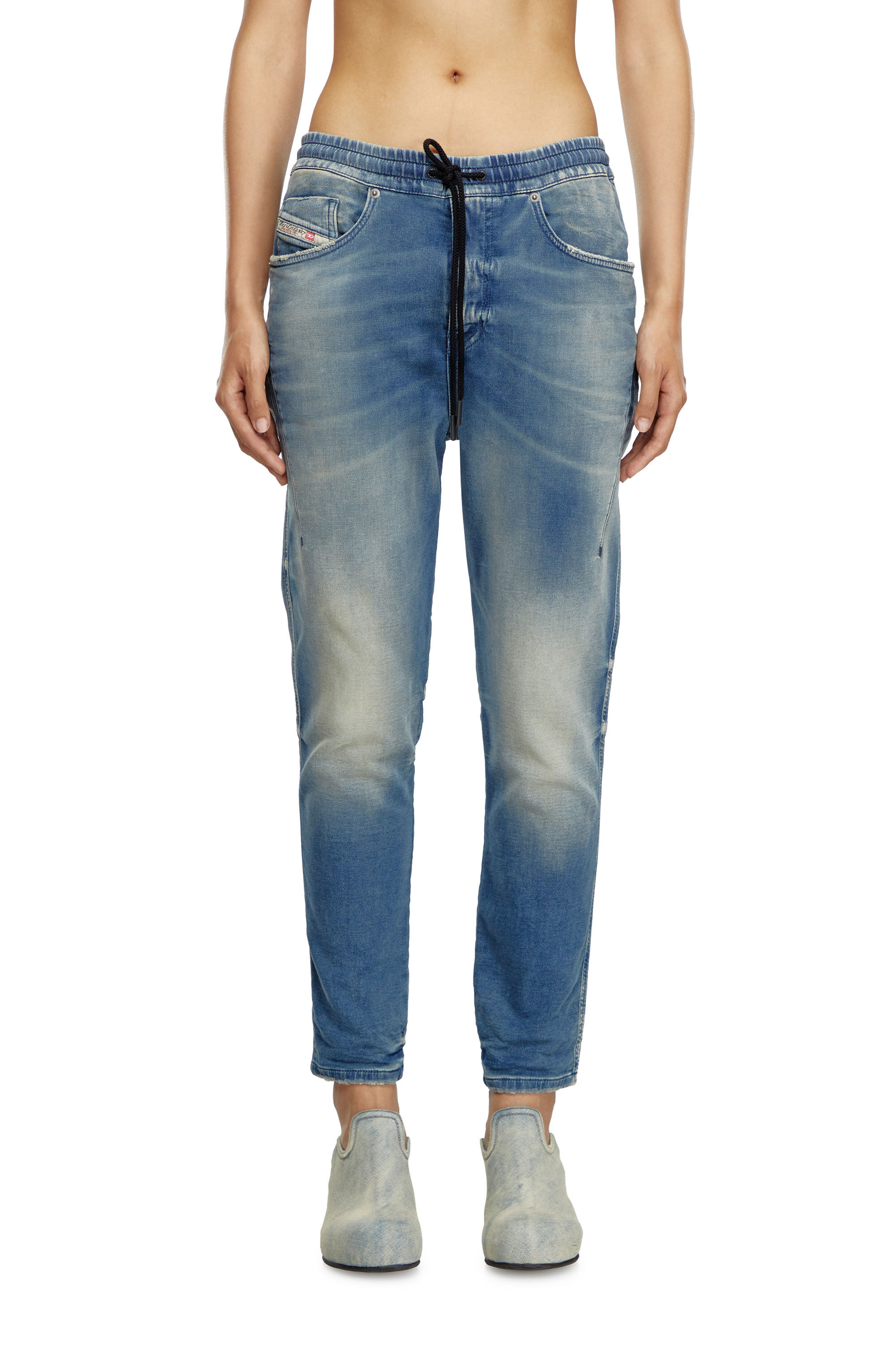 Diesel - Female's Regular 2041 D-Fayza Joggjeans® 068MG, Medium Blue - 3