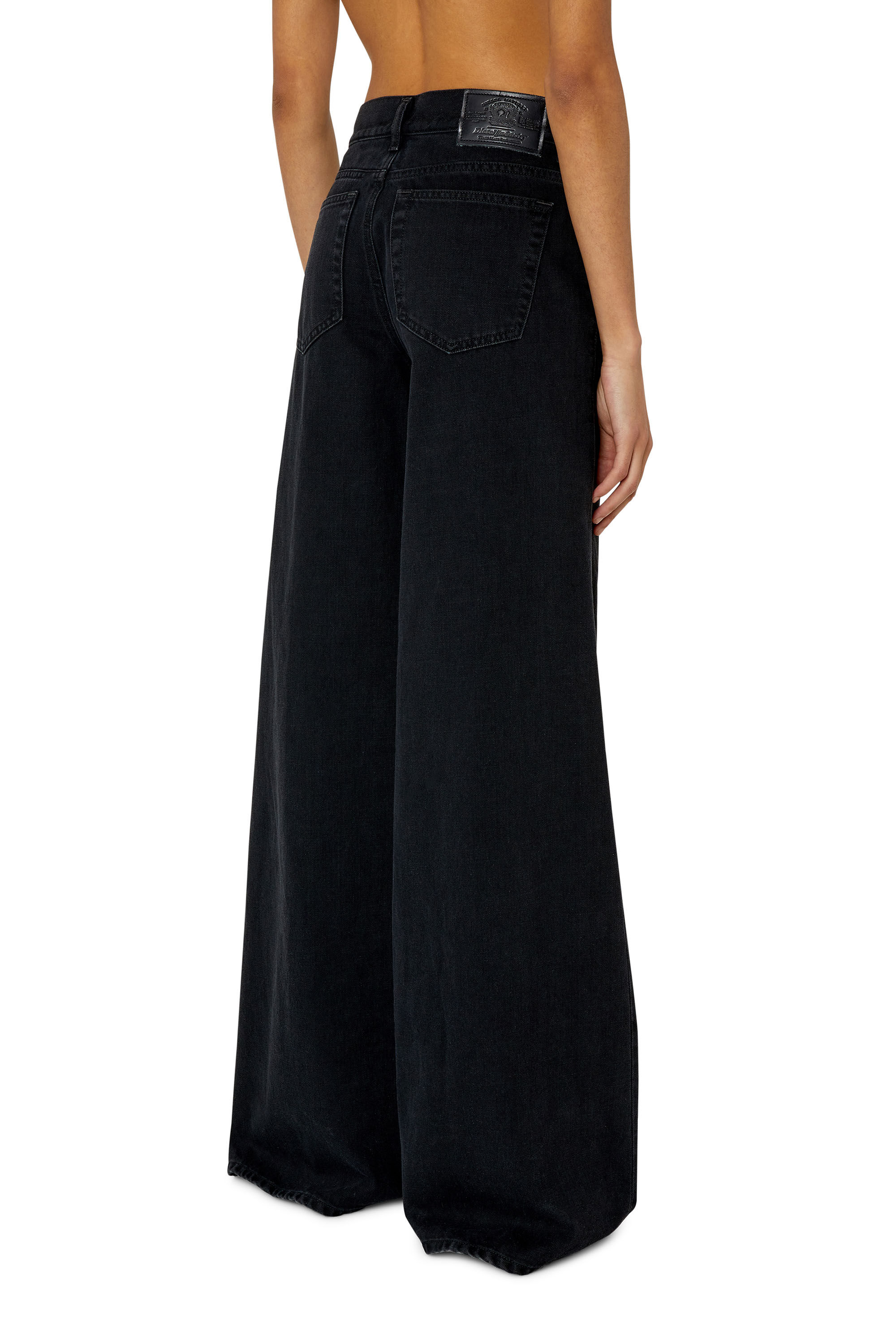 Diesel - Bootcut and Flare Jeans 1978 D-Akemi Z09RL, Woman's Bootcut Jeans - 1978 in Black/Dark grey - 2