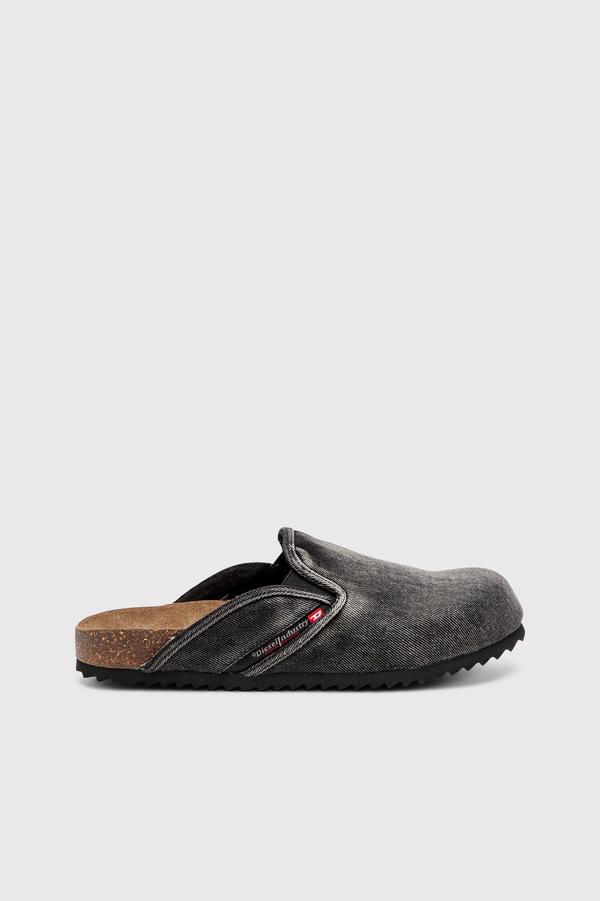Diesel - D-WOODSTOCK SLIP-ON, D-Woodstock-Zapatos planos sin tal&oacute;n en cuero napa Hombre in Negro - 1
