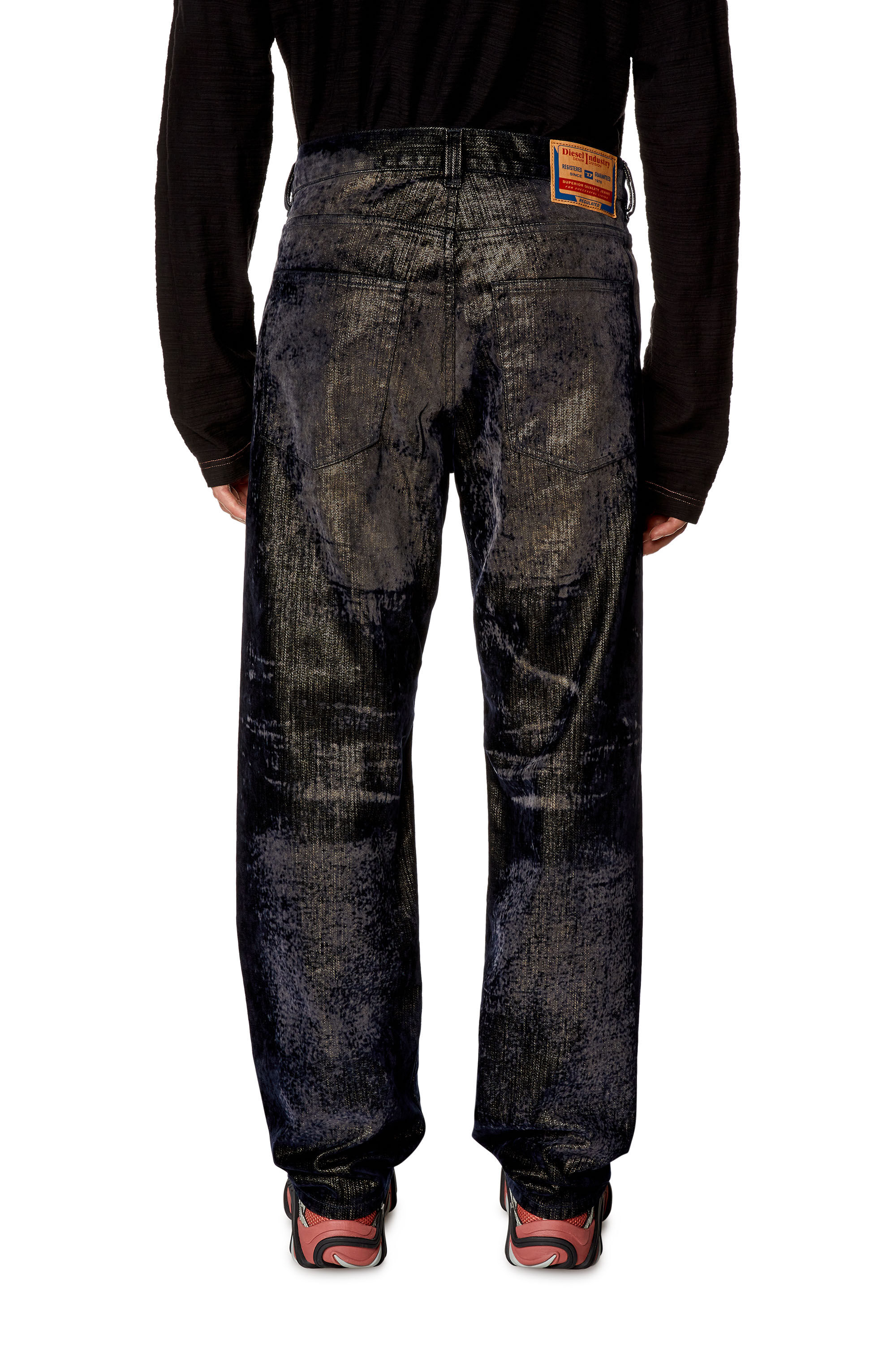 Diesel - Regular Jeans 2010 D-Macs 09I49 Homme, Noir/Gris foncé - Image 4