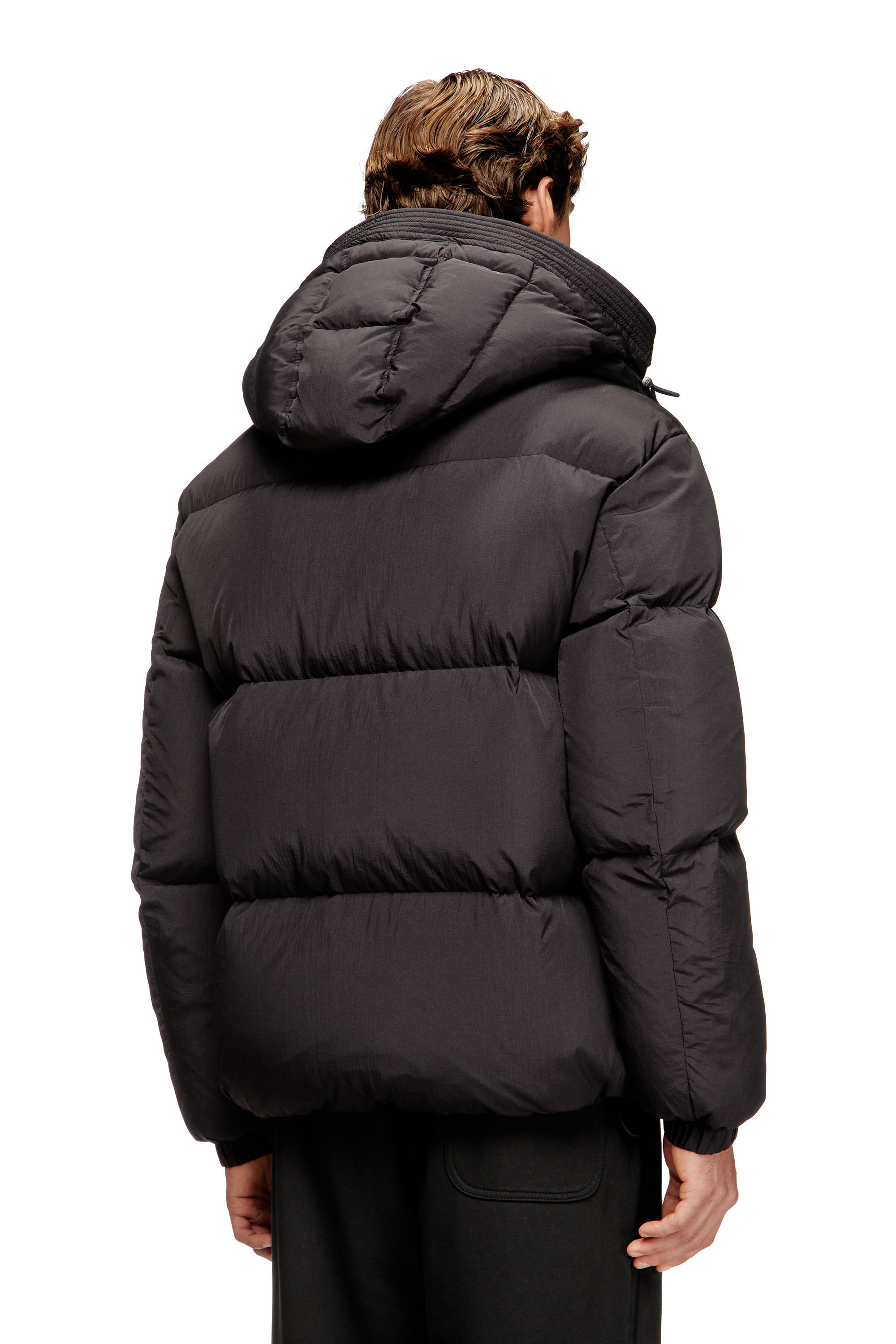 ジャケット・アウター REFLEX LOOSE FRIGHT JACKET(D.GLAY) Men's Quilted down jacket in ViralOff® Taslan | Grey | Diesel