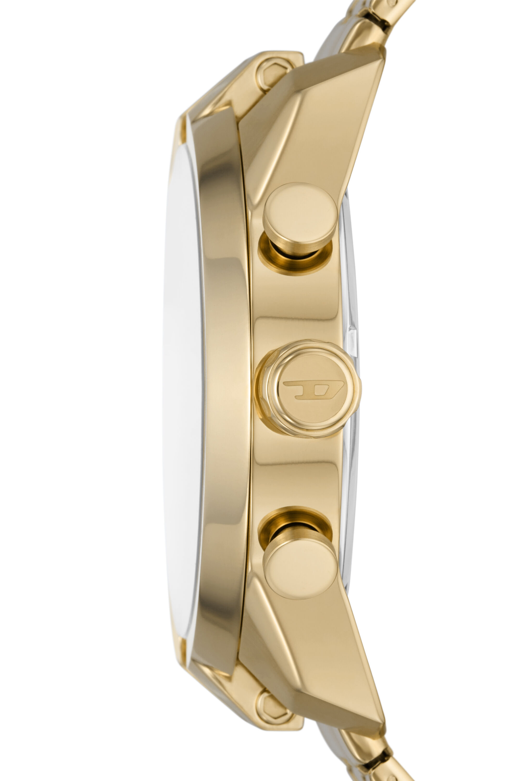 Diesel - DZ4590, Male's Split chronograph gold-tone Stainless steel watch in Gold - 3