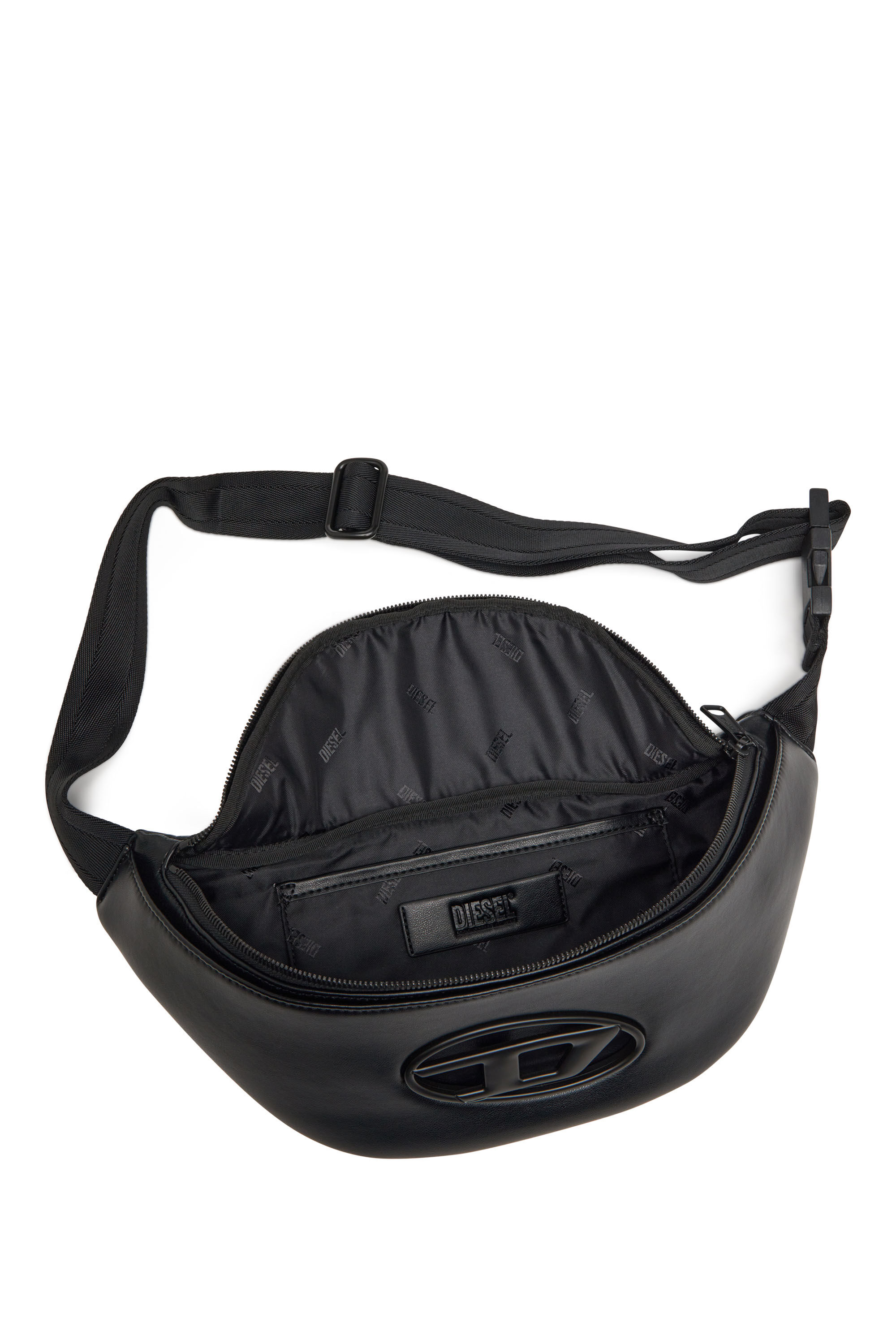 Men's Holi-D-Belt bag in PU and neoprene | Black | Diesel